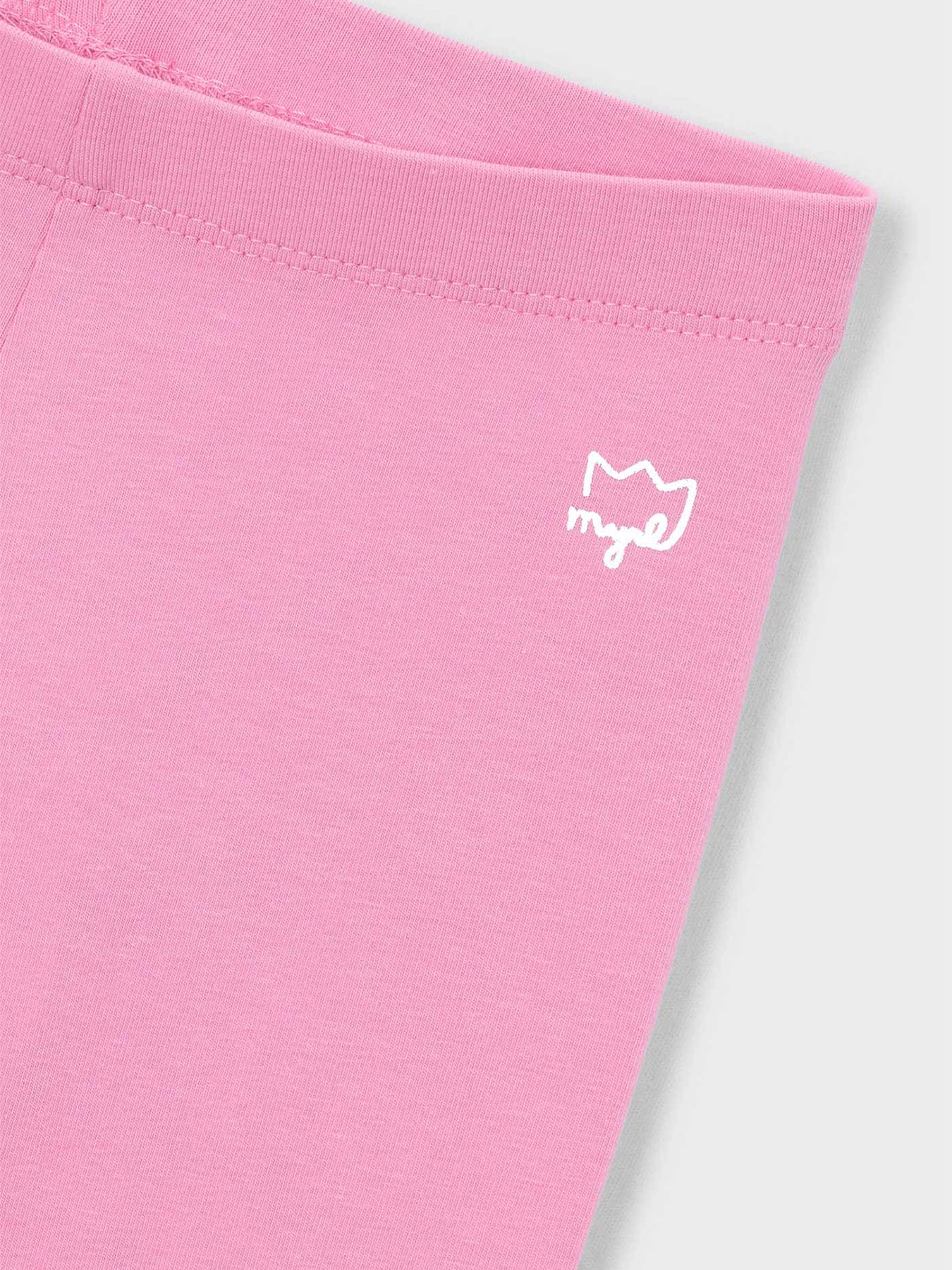 Kids’ Long Basic Leggings Pink - Image 3