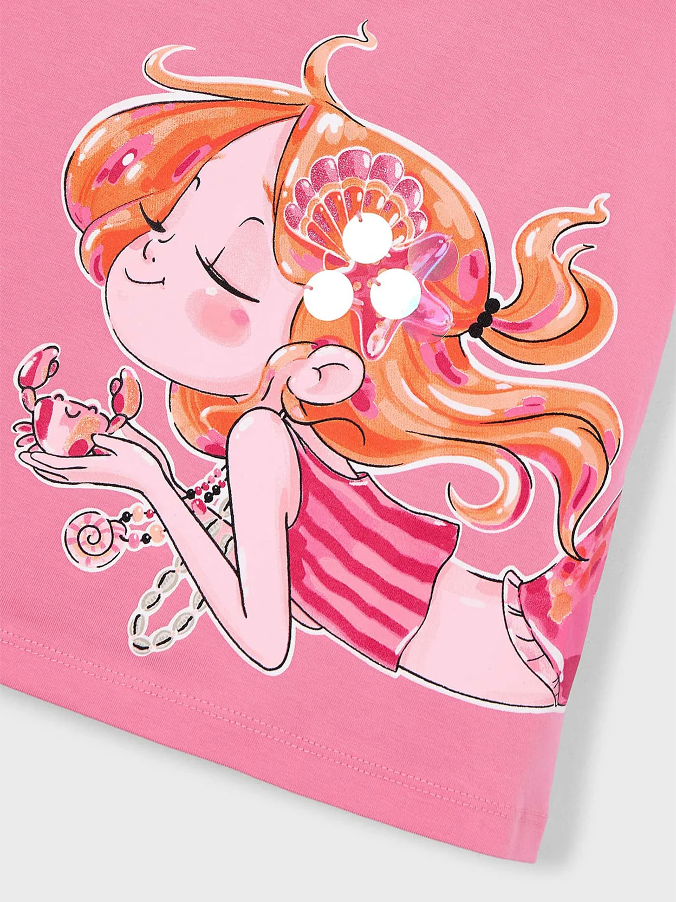 Kids’ Mermaid Dress Pink - Image 3
