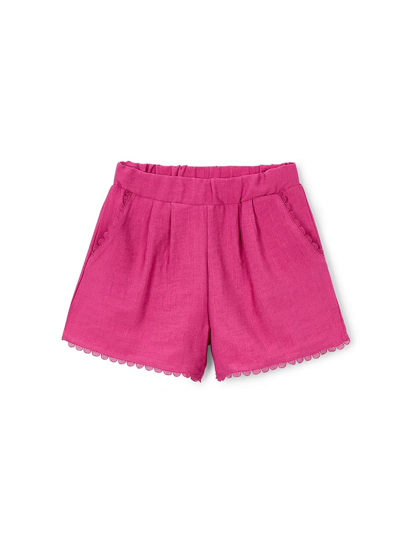 Kids’ Plain Shorts Pink