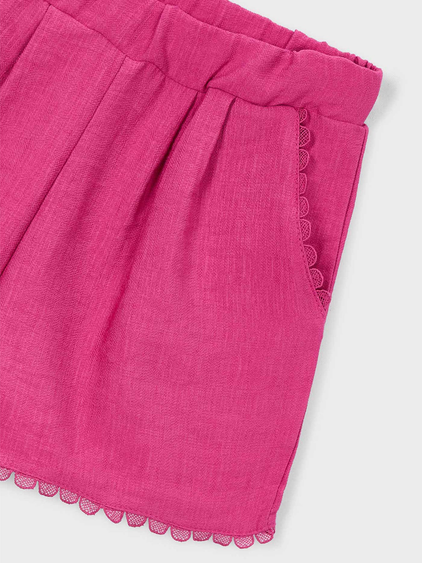 Kids’ Plain Shorts Pink - Image 3