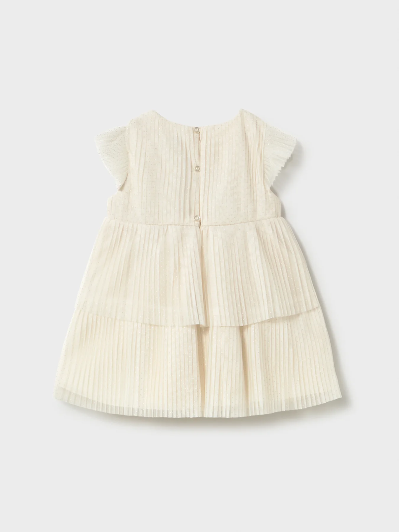 Baby Pleated Tulle Dress Pink - Image 2