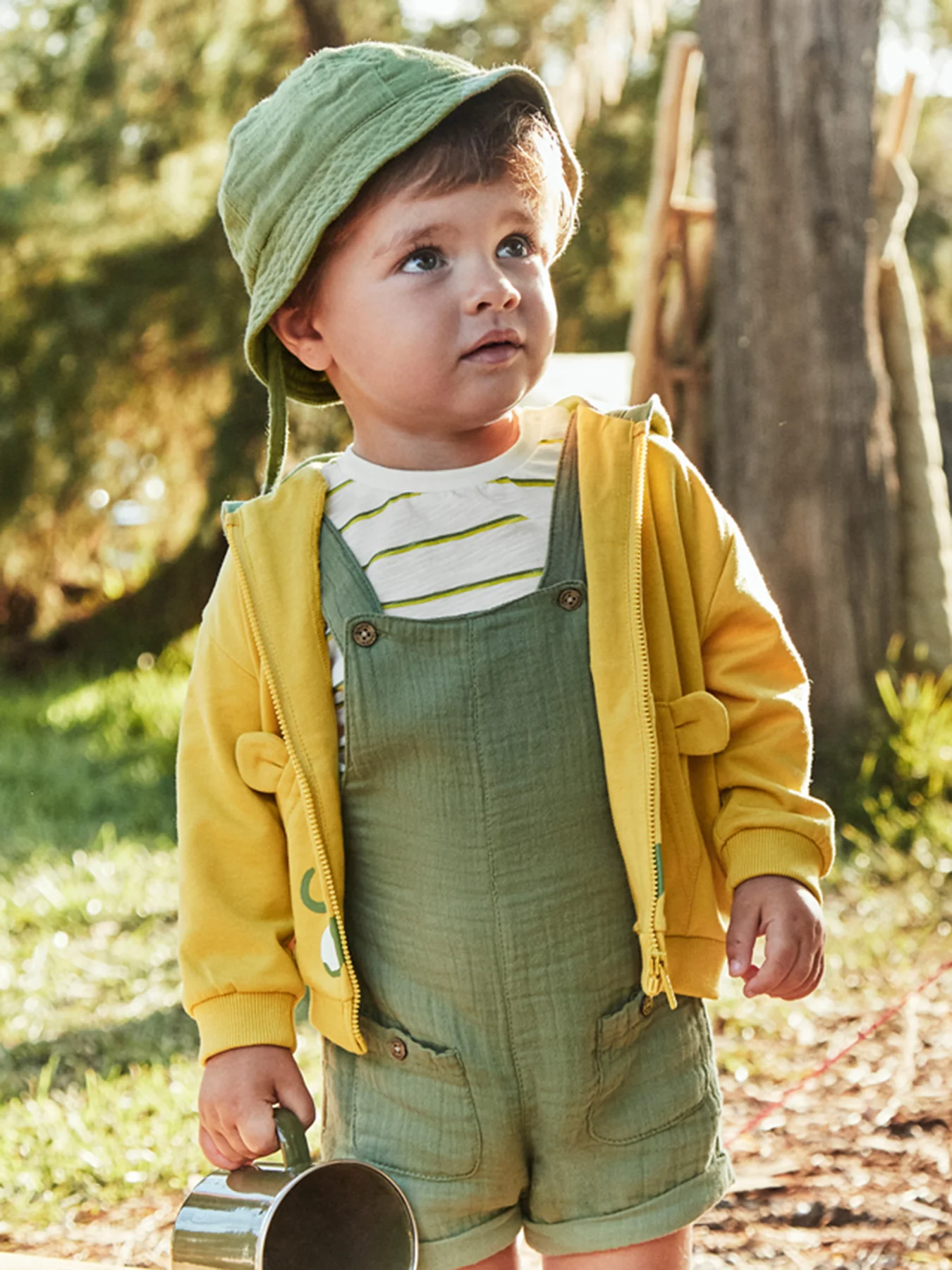 Sage t shirt dungaree set - Image 2