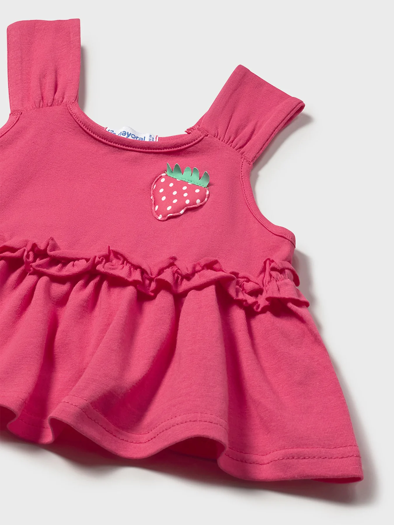 Baby Strawberry Three Piece Bathing Suit Pink - Image 3