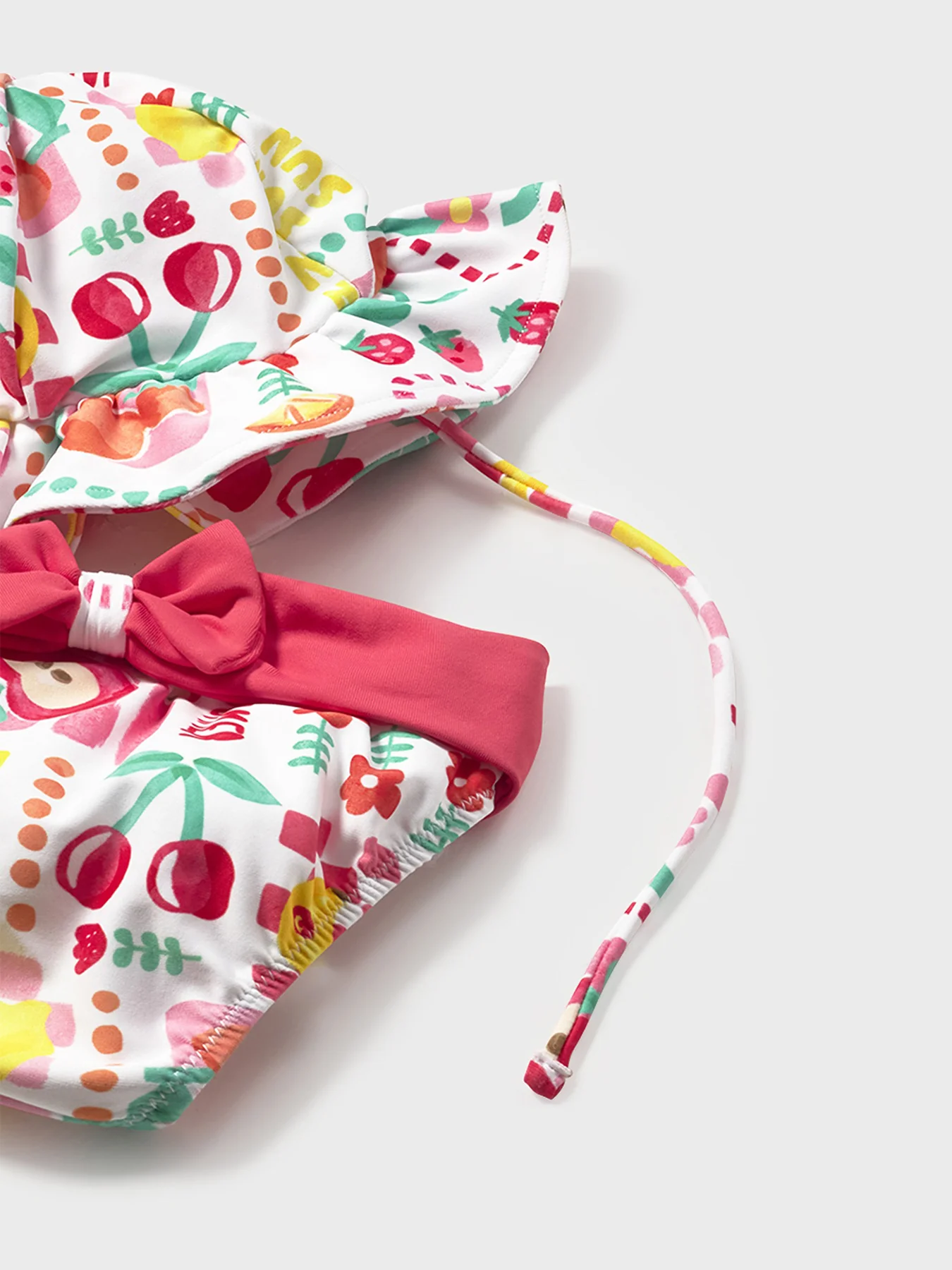 Baby Strawberry Three Piece Bathing Suit Pink - Image 4