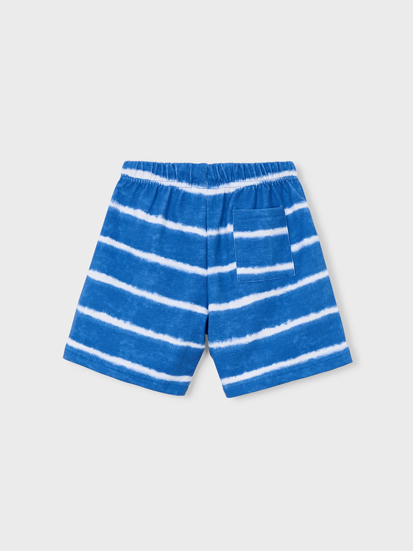 Kids' Striped Shark Bermuda Shorts Blue - Image 2