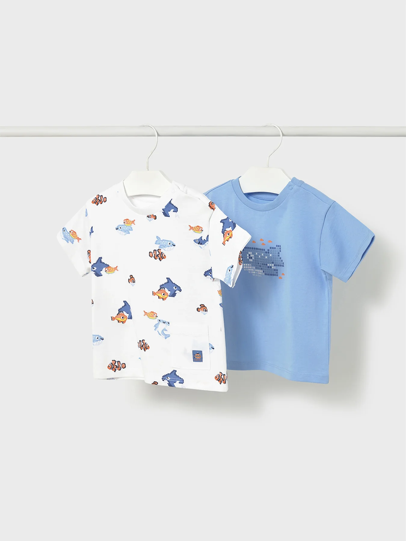Baby Under the Sea T-Shirt Set Blue - Image 3