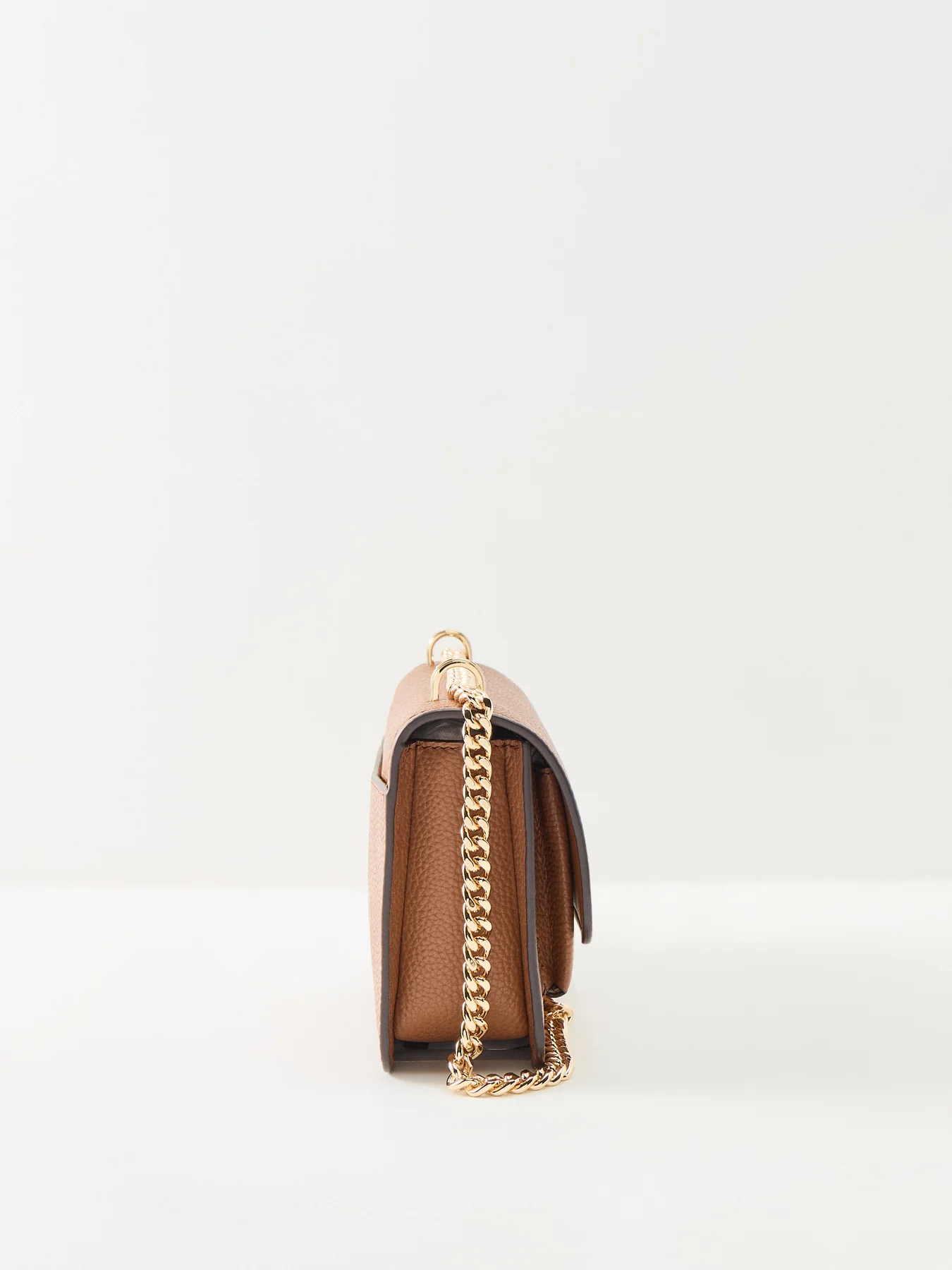 Claire Small Crossbody Bag Tan - Image 4