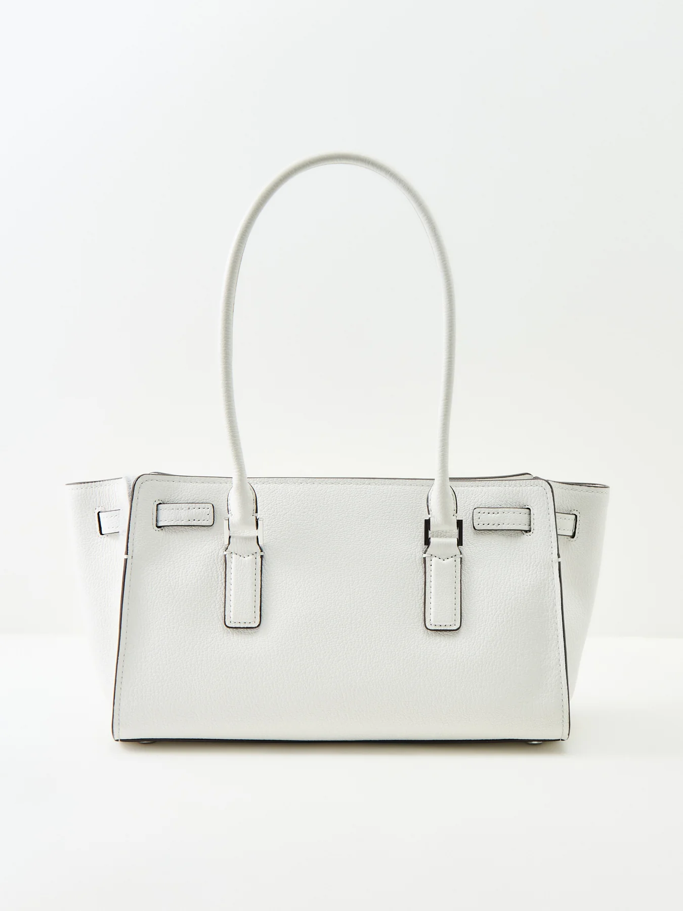 Hamilton Moderne Small Shoulder Tote White - Image 3