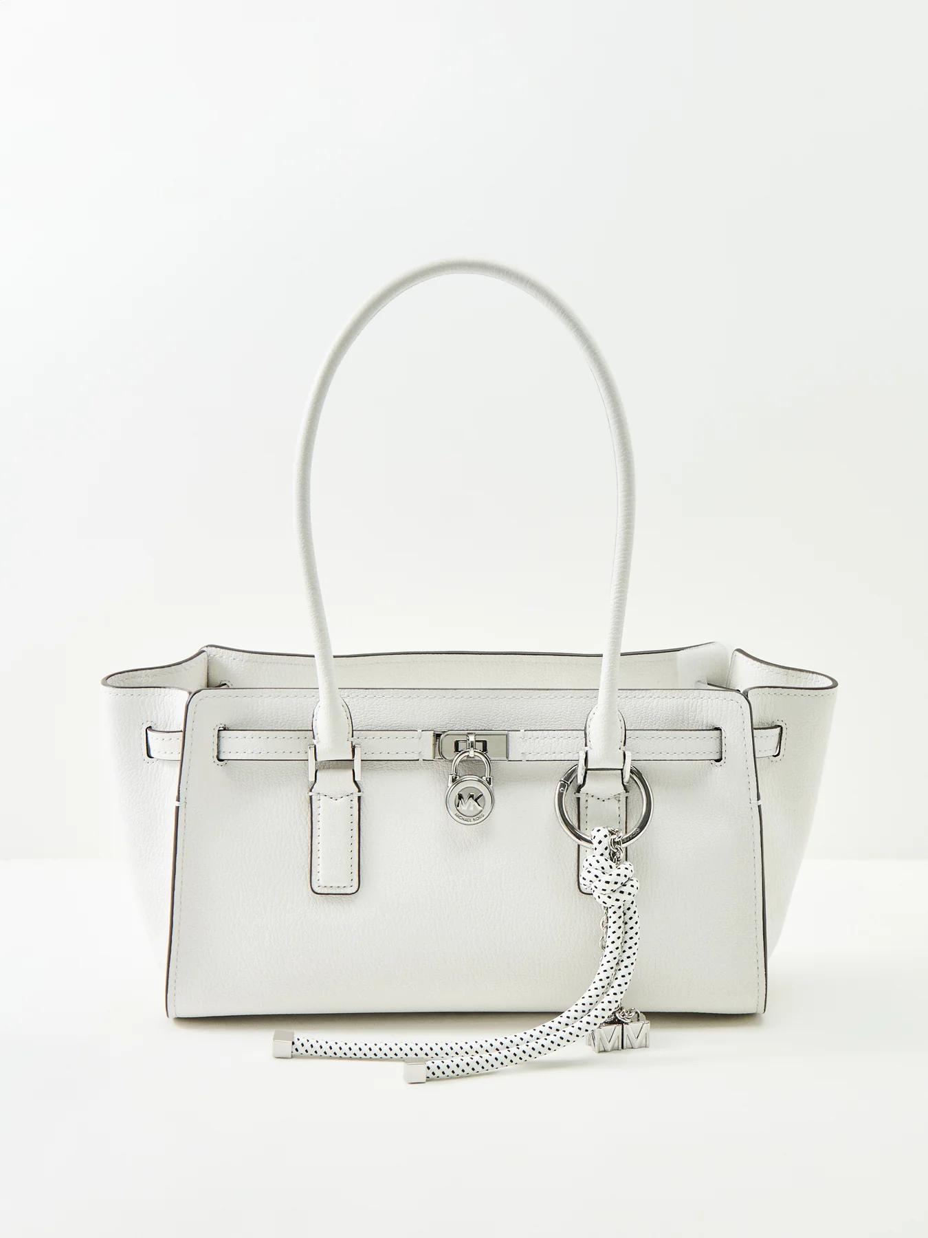 Hamilton Moderne Small Shoulder Tote White - Image 6