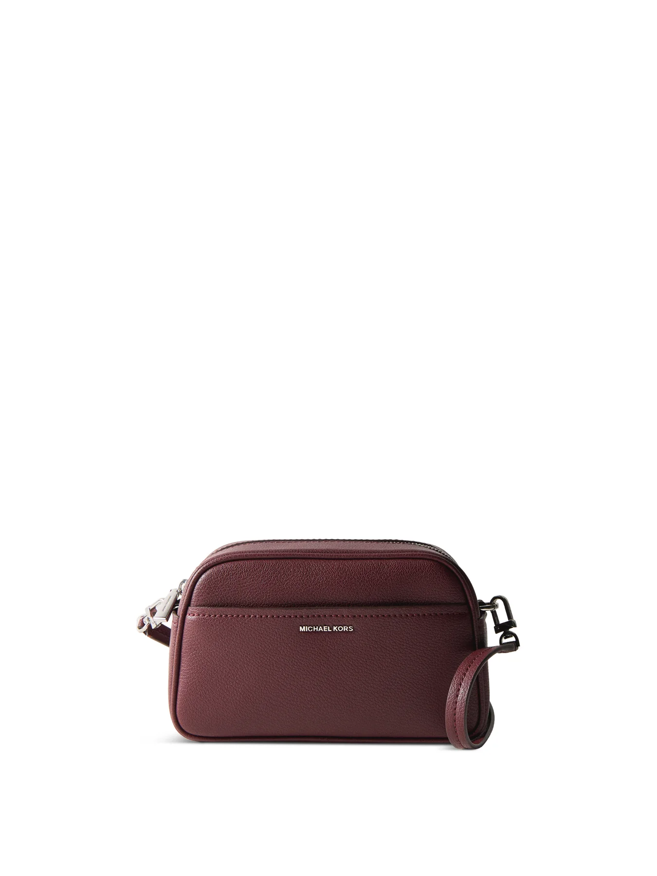 Jet Set Small Camera Crossbody Bag Oxblood