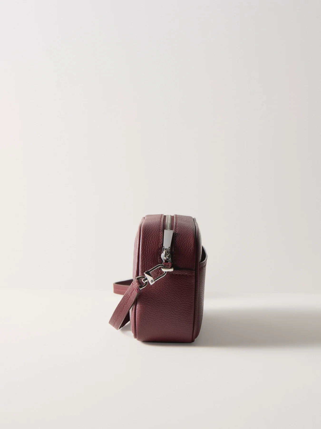 Jet Set Small Camera Crossbody Bag Oxblood - Image 4