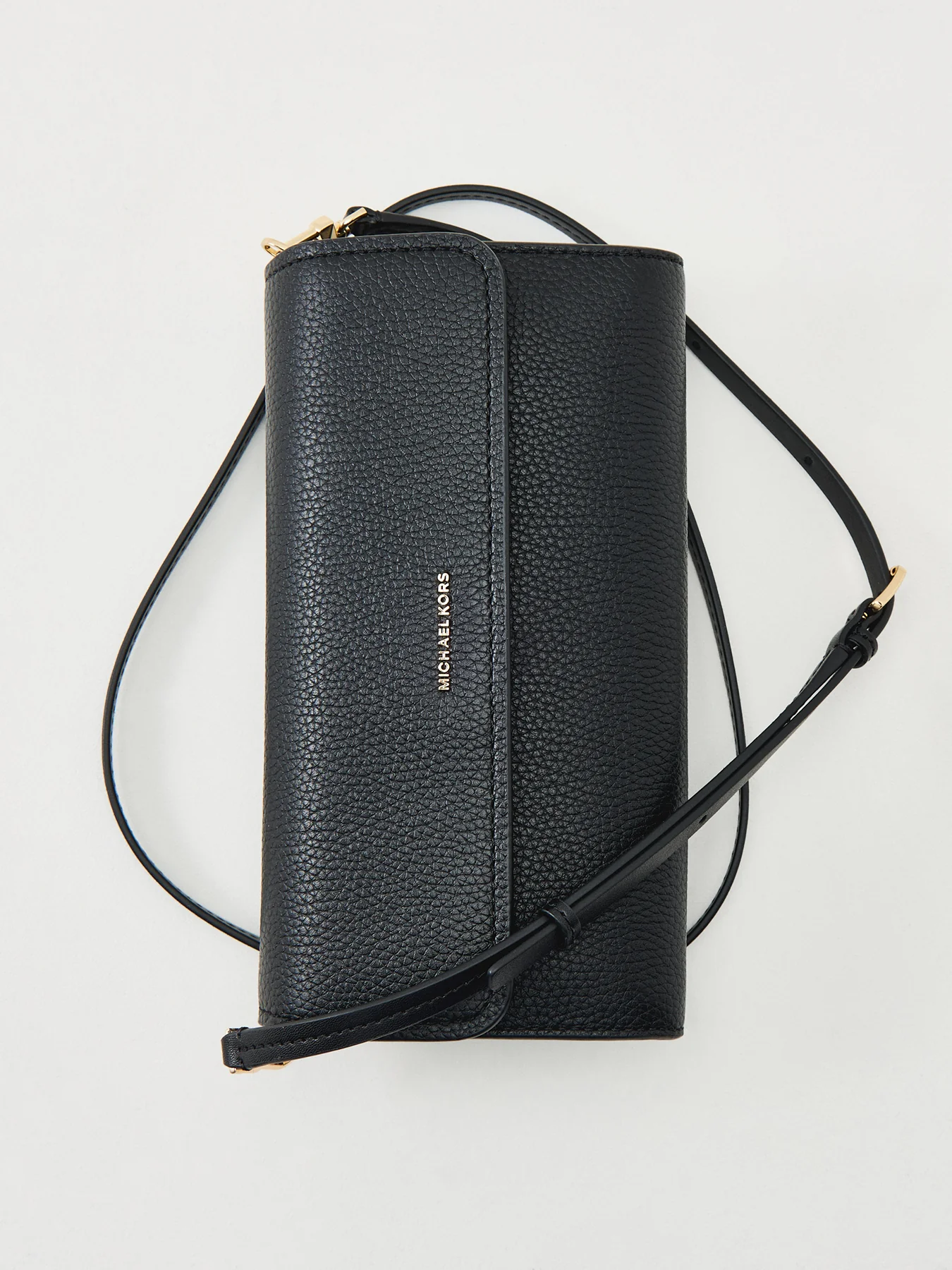 Jet Set Small Flap Crossbody Bag Black - Image 5