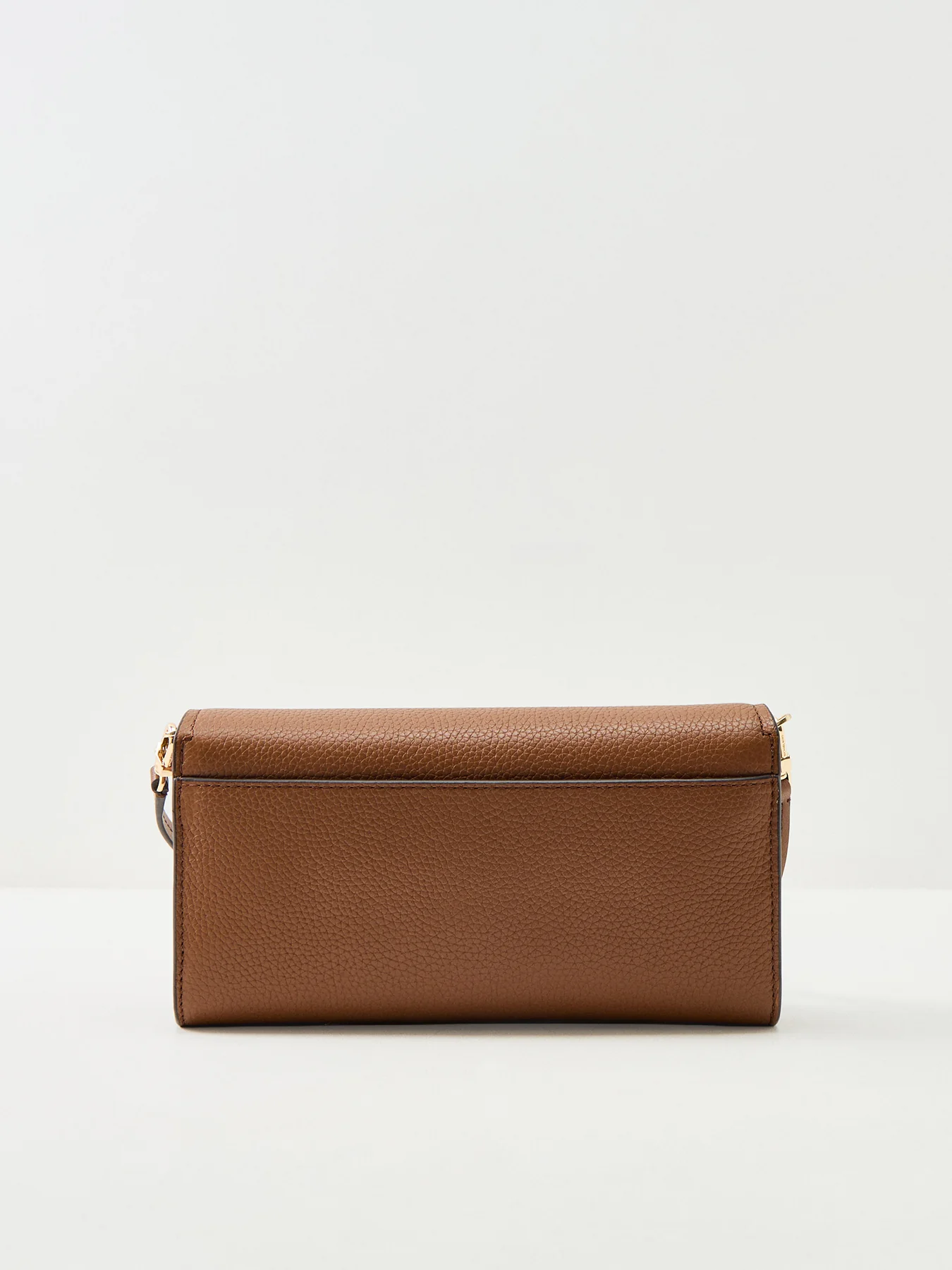 Jet Set Small Flap Leather Crossbody Bag Tan - Image 3
