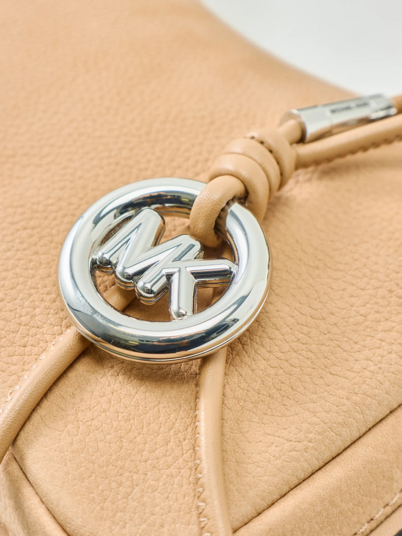 Nolita Medium Chain Pouchette Beige - Image 5