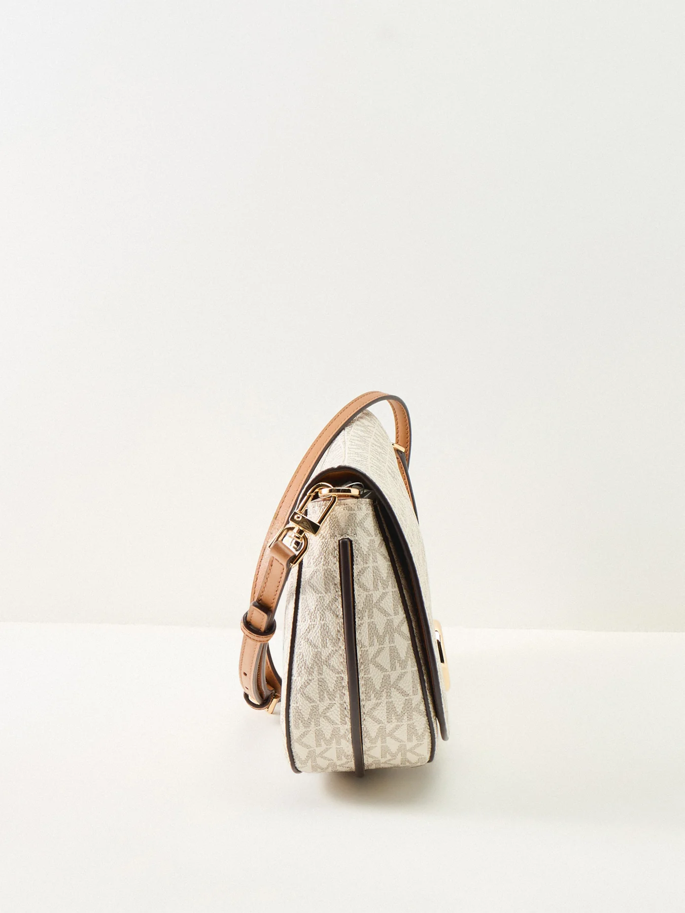 Nolita Signature Chain Convertible Shoulder Bag Cream - Image 4