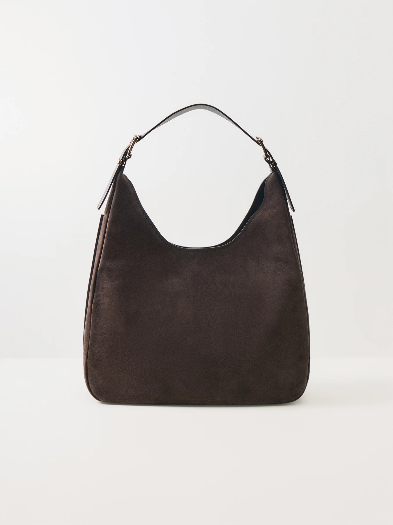 Nolita Suede Large Hobo Shoulder Chocolate Brown - Image 3