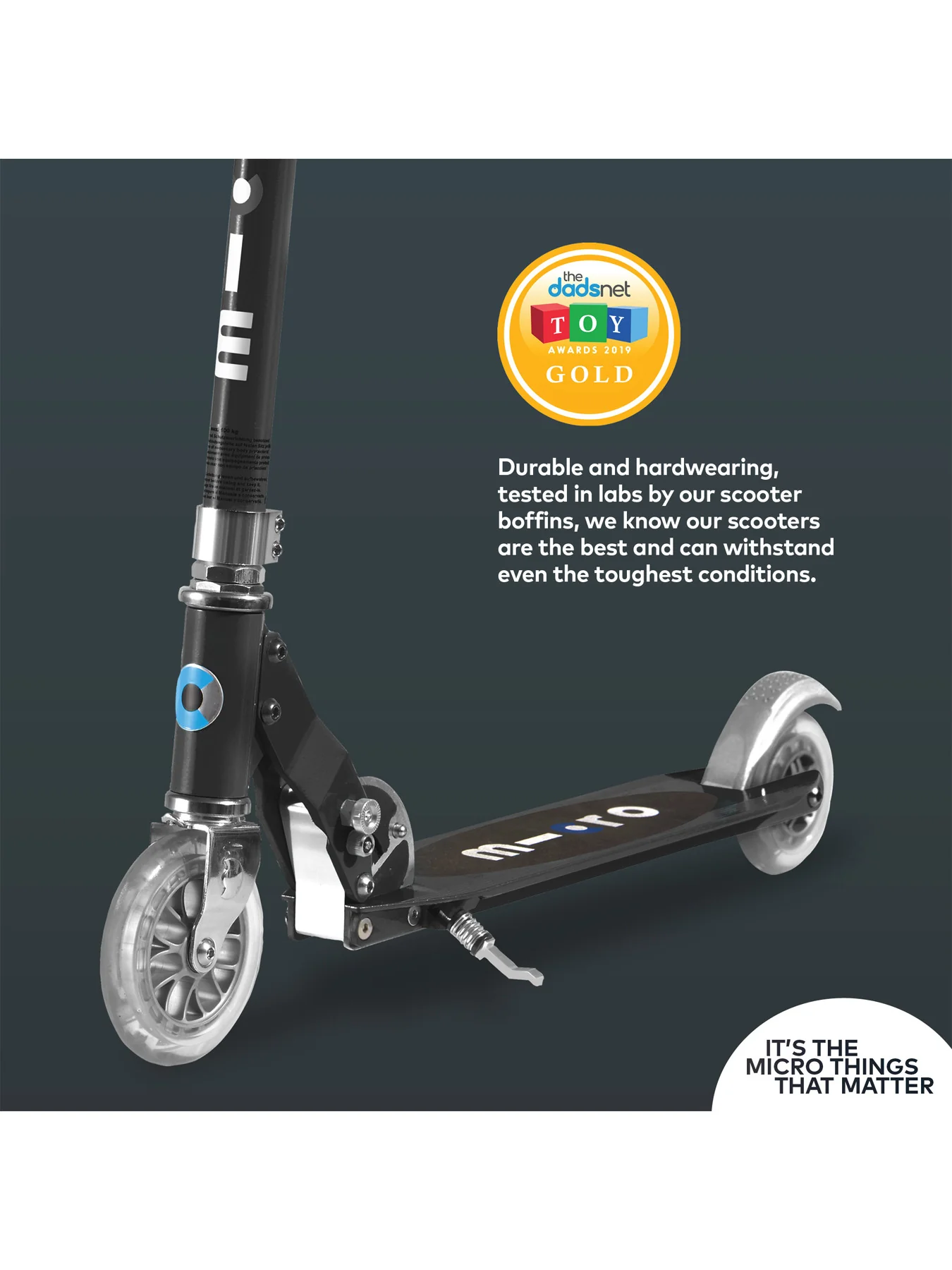 Sprite Stripe Classic Scooter Black - Image 7