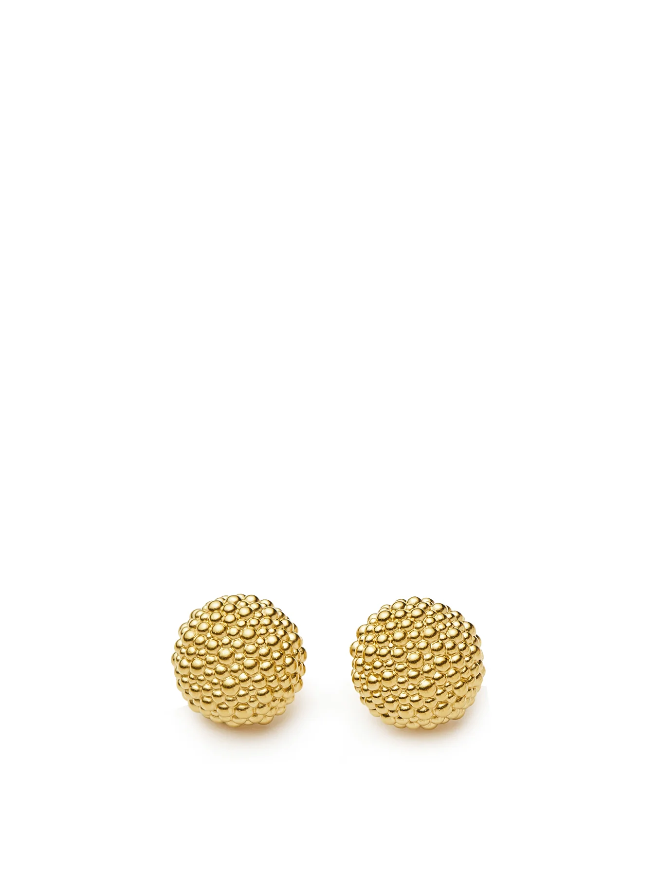 Baya Dome Stud Earrings Gold