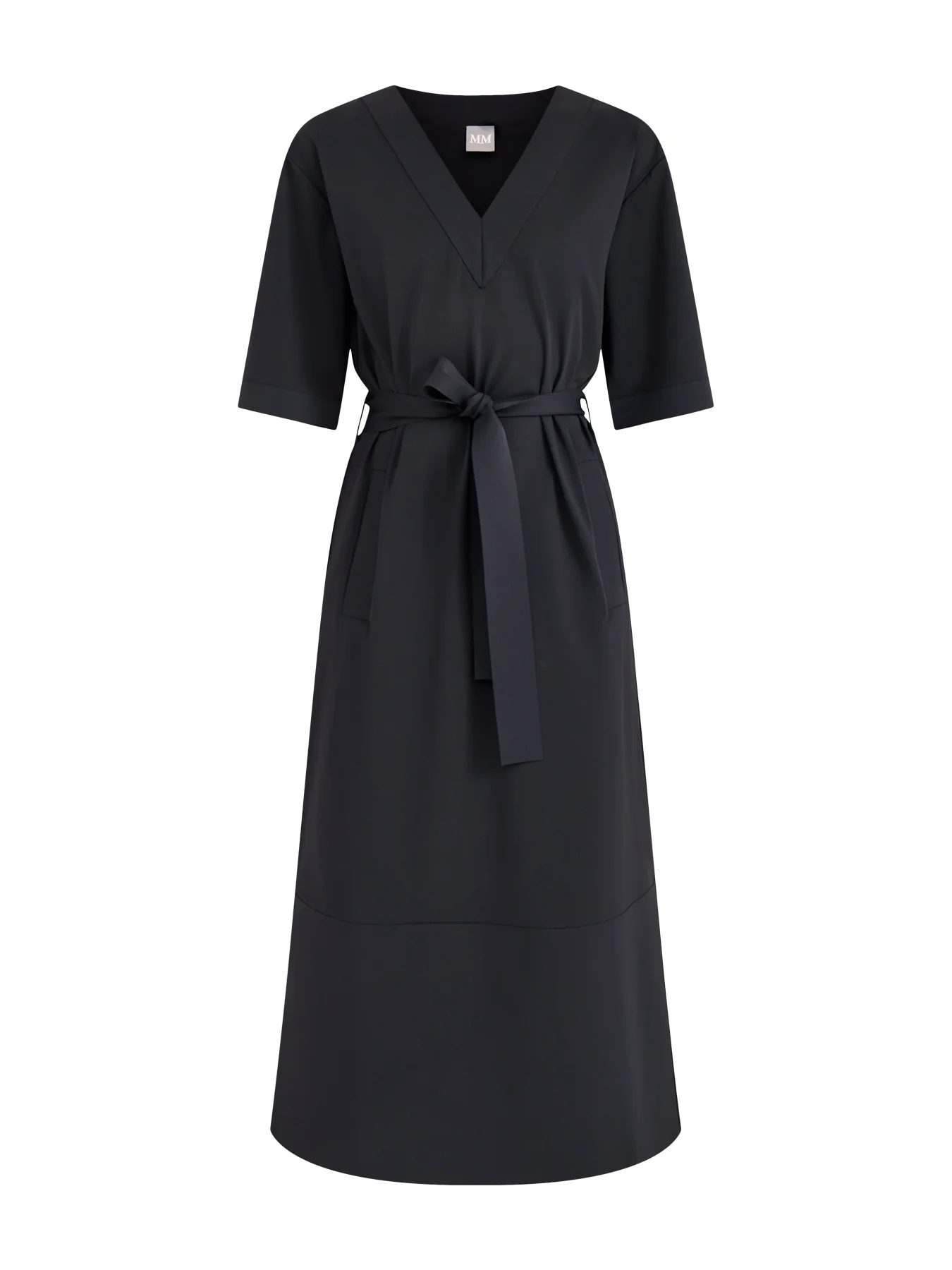 Onagro Nylon Stretch Dress Black