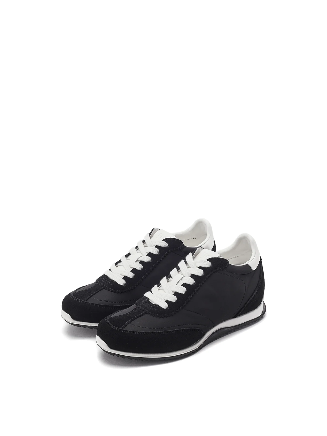 Akalia Lace-Up Trainers Black - Image 2