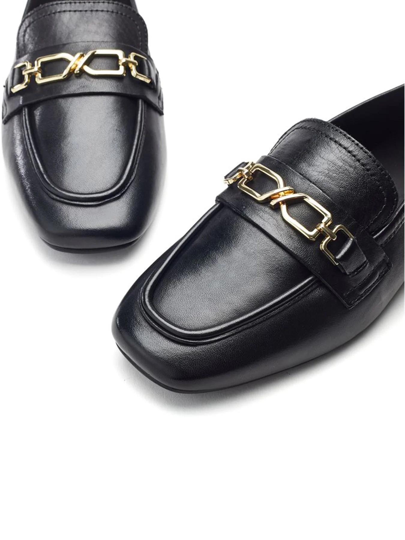 Earley Leather Loafers Black - Image 3