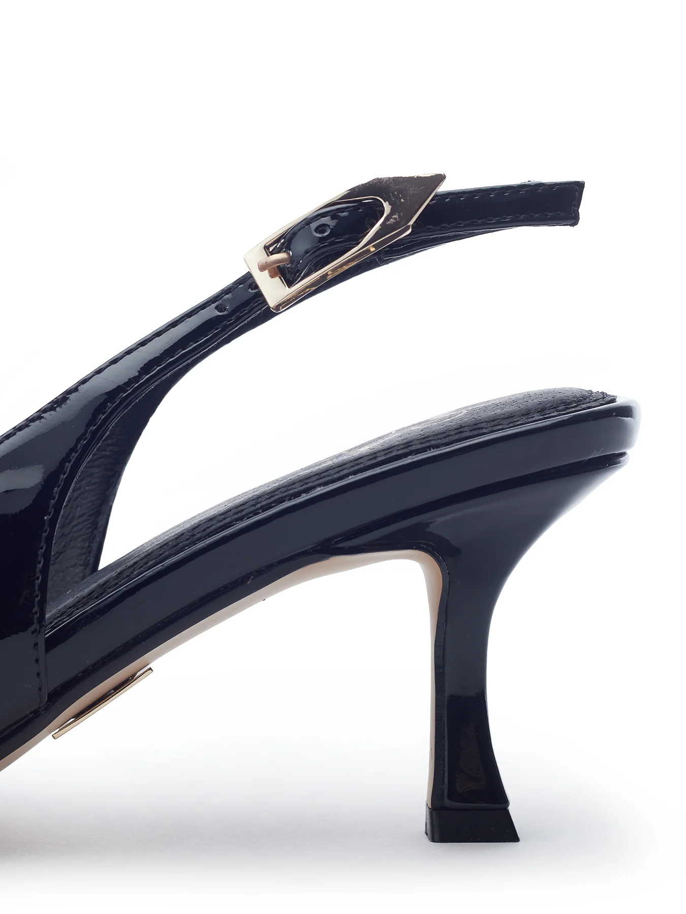 Gallia High Heel Court Shoes Black - Image 4