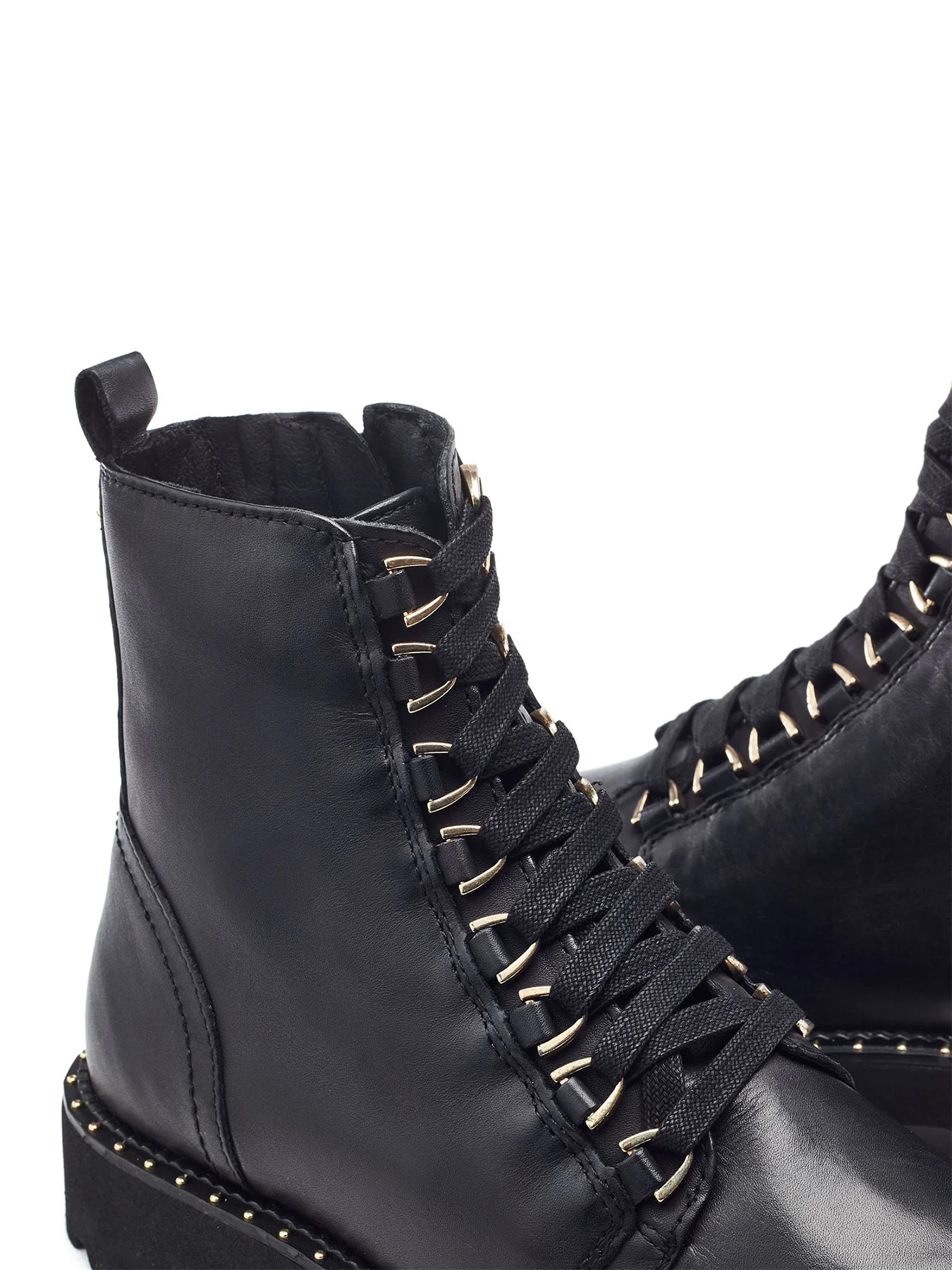 Otabi Block-Heel Ankle Boots Black - Image 3