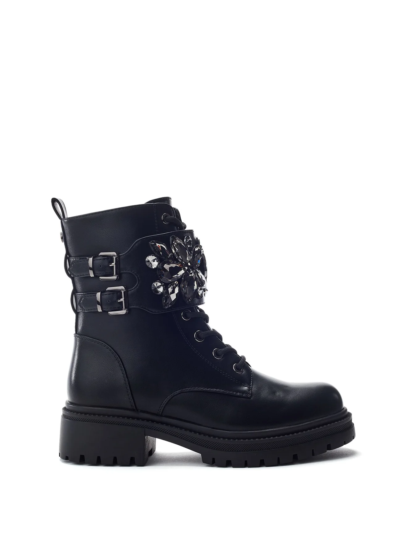 Oxaria Tall Structured Boots Black