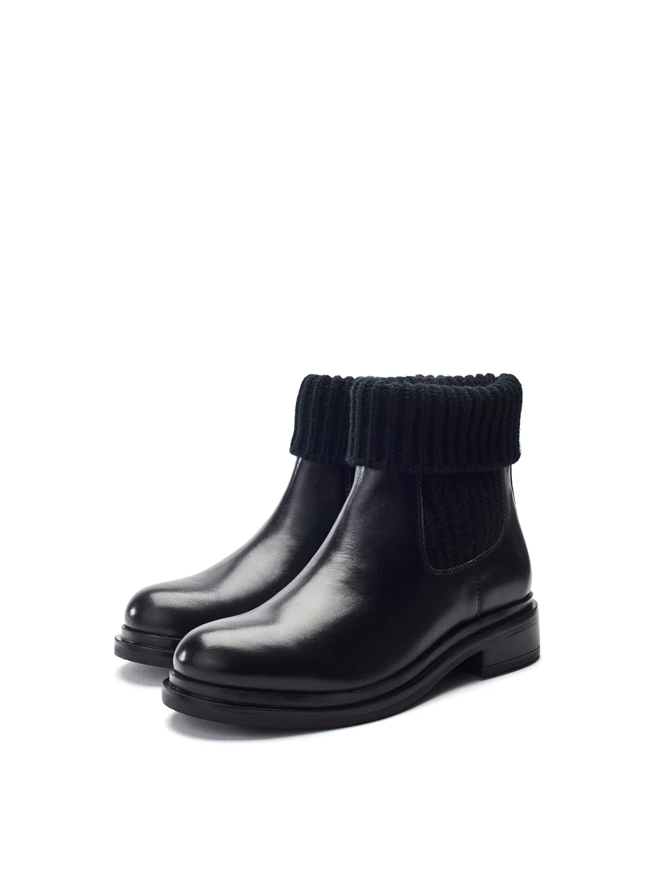 Ozarra Leather Boots Black - Image 4