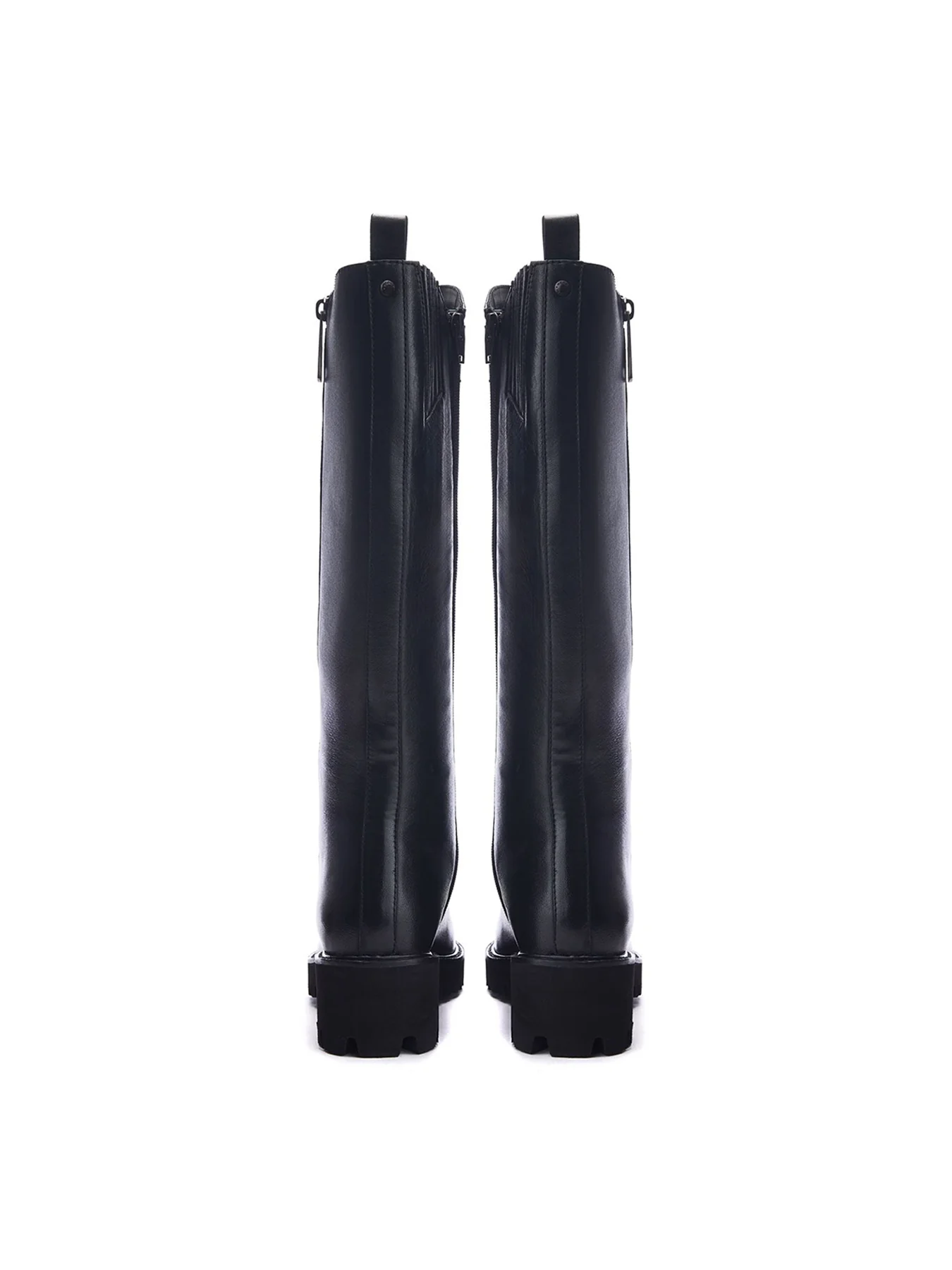 Riez Smooth Leather Boots Black - Image 3