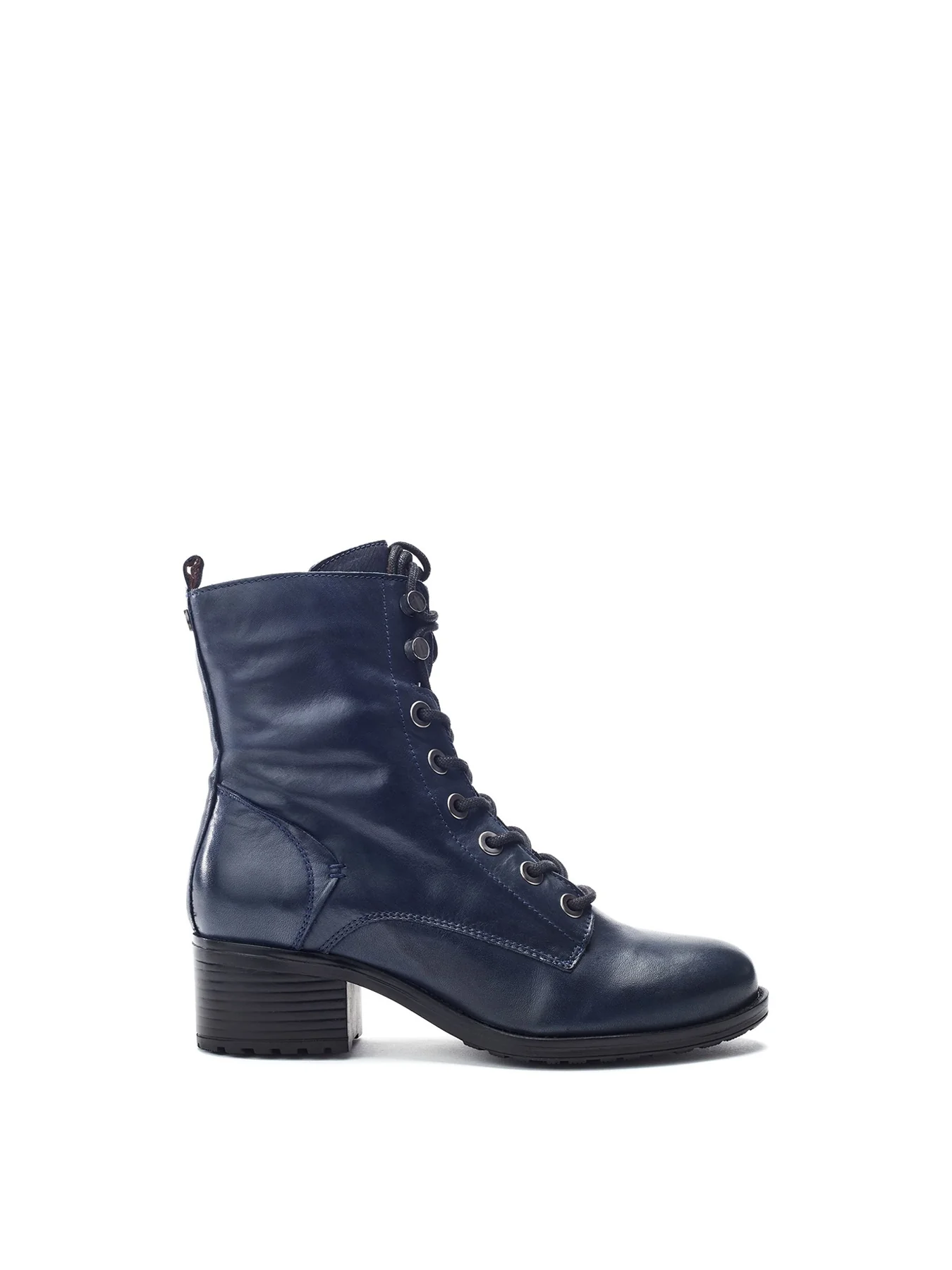 Bezzy Leather Ankle Boots Blue