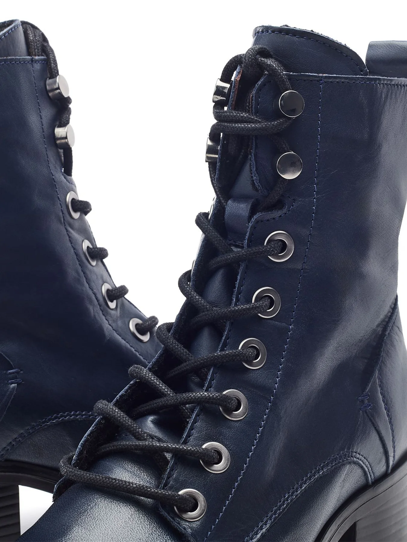 Bezzy W Faux-Fur Trim Boots BLUE - Image 3