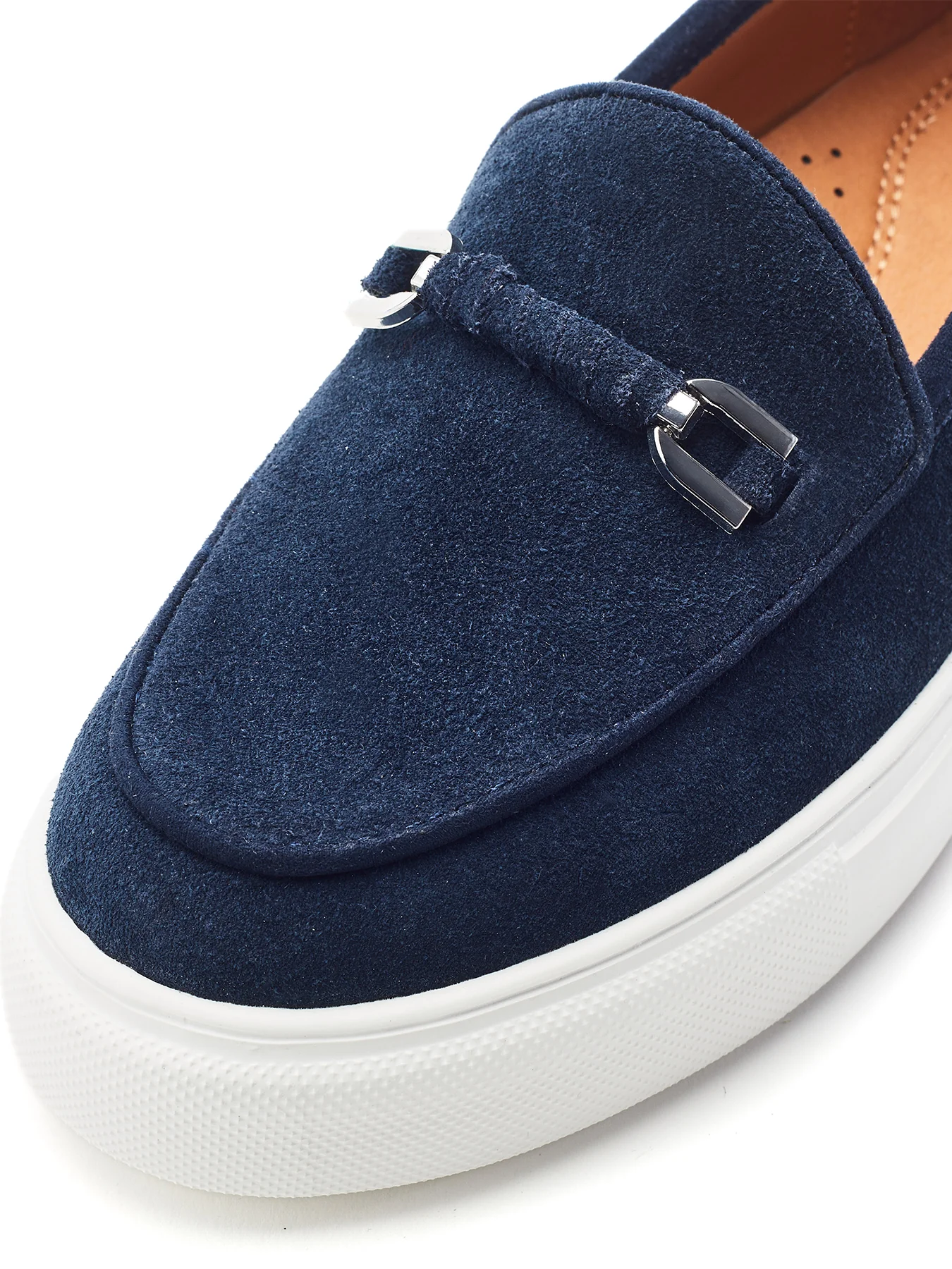 Ettala Suede Loafers Blue - Image 2