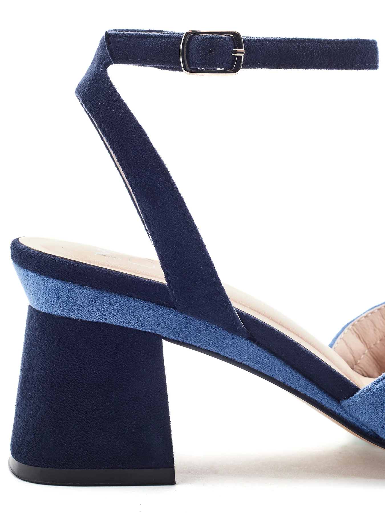 Madelia Block Heel Sandals Navy - Image 3