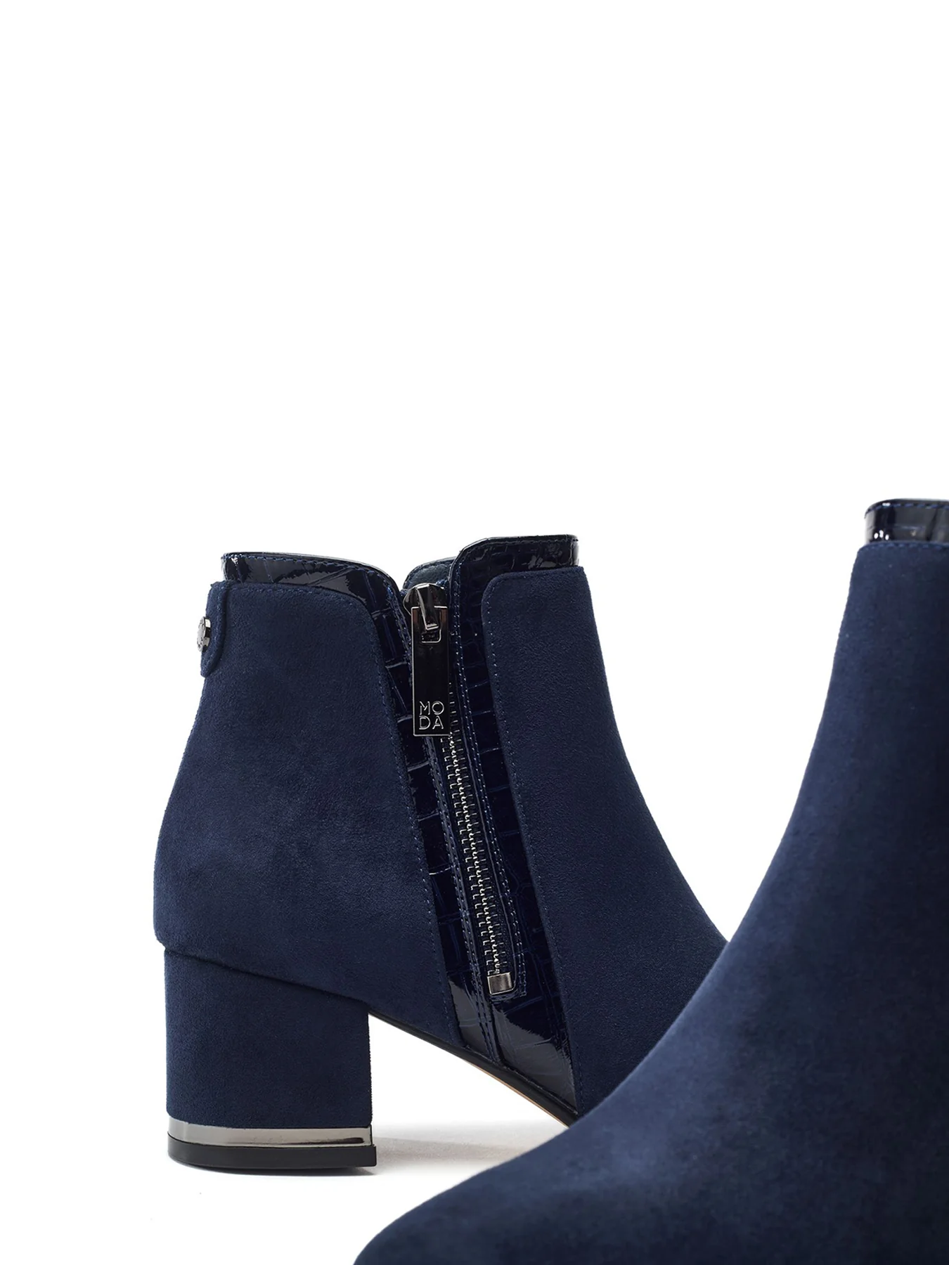 Pajor Leather Boots Blue - Image 2