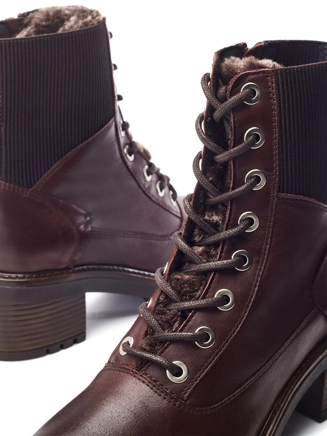 Omura Soft-Structured Boots Brown - Image 4