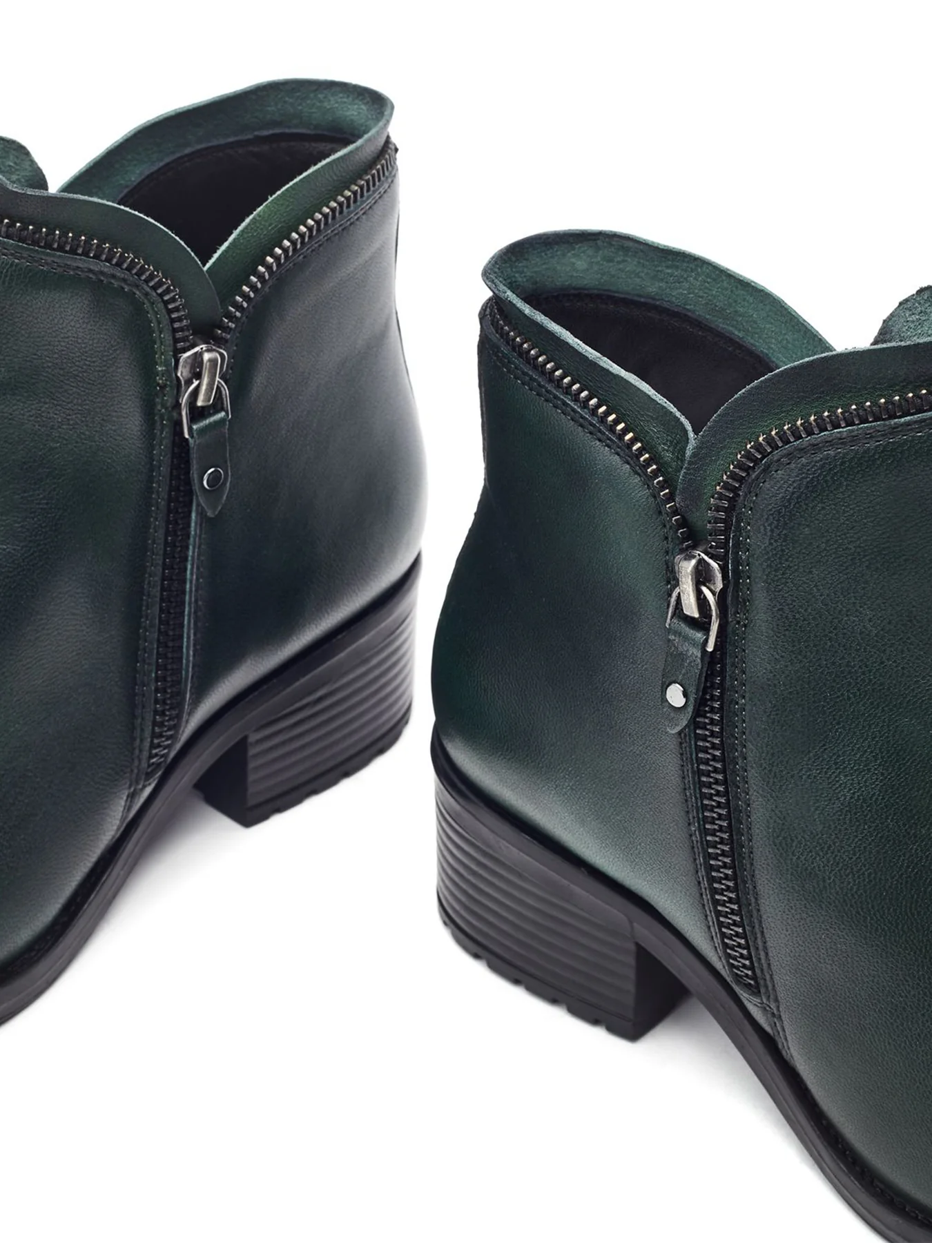 Opulent High-Heel Boots Green - Image 3