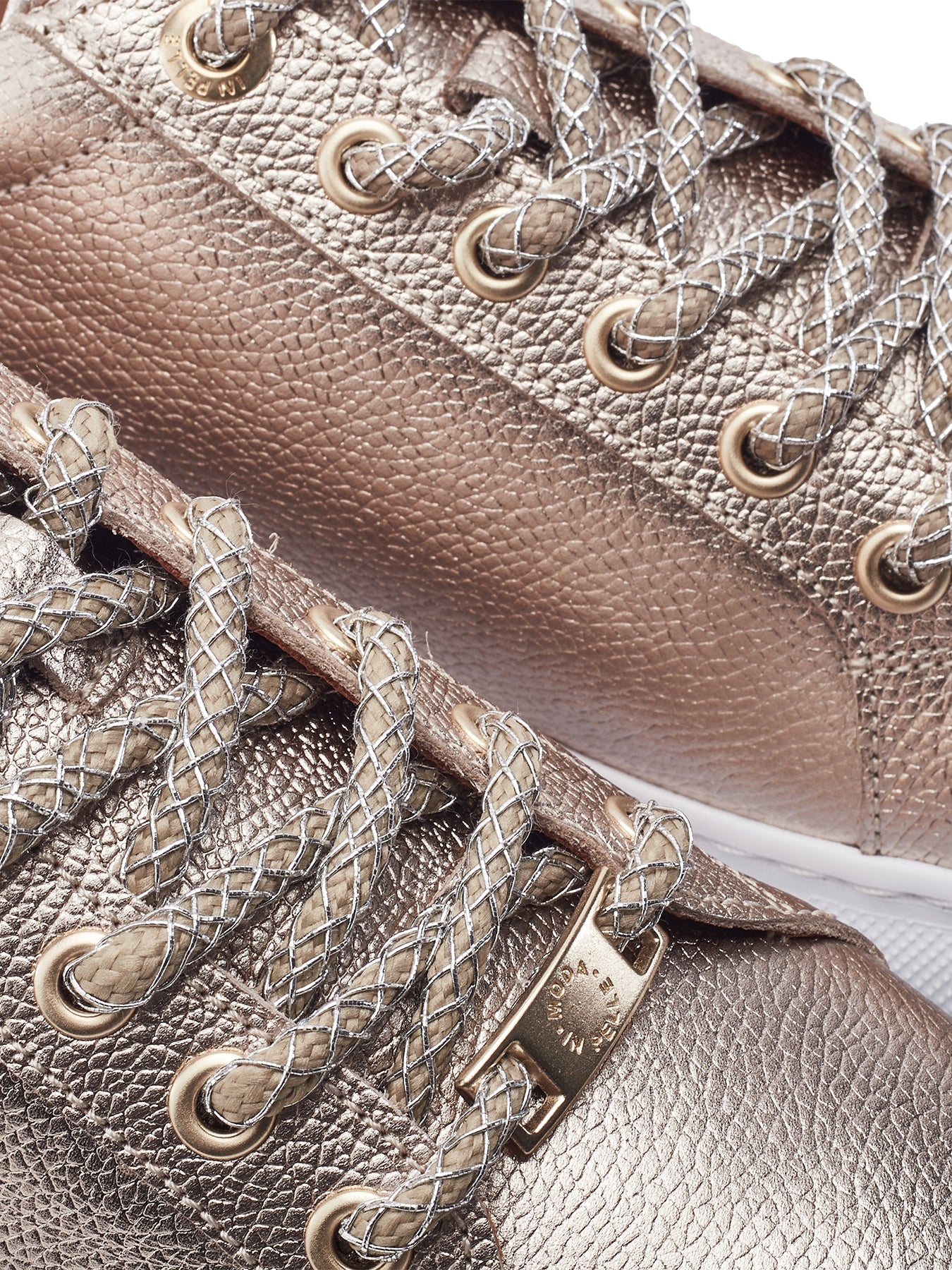 Candi Chunky Trainers Gold - Image 3