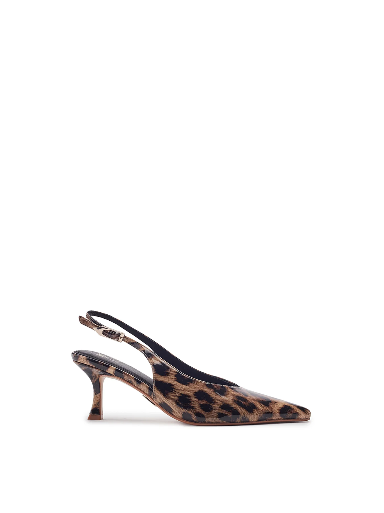 Gallia High Heel Court Shoes Brown