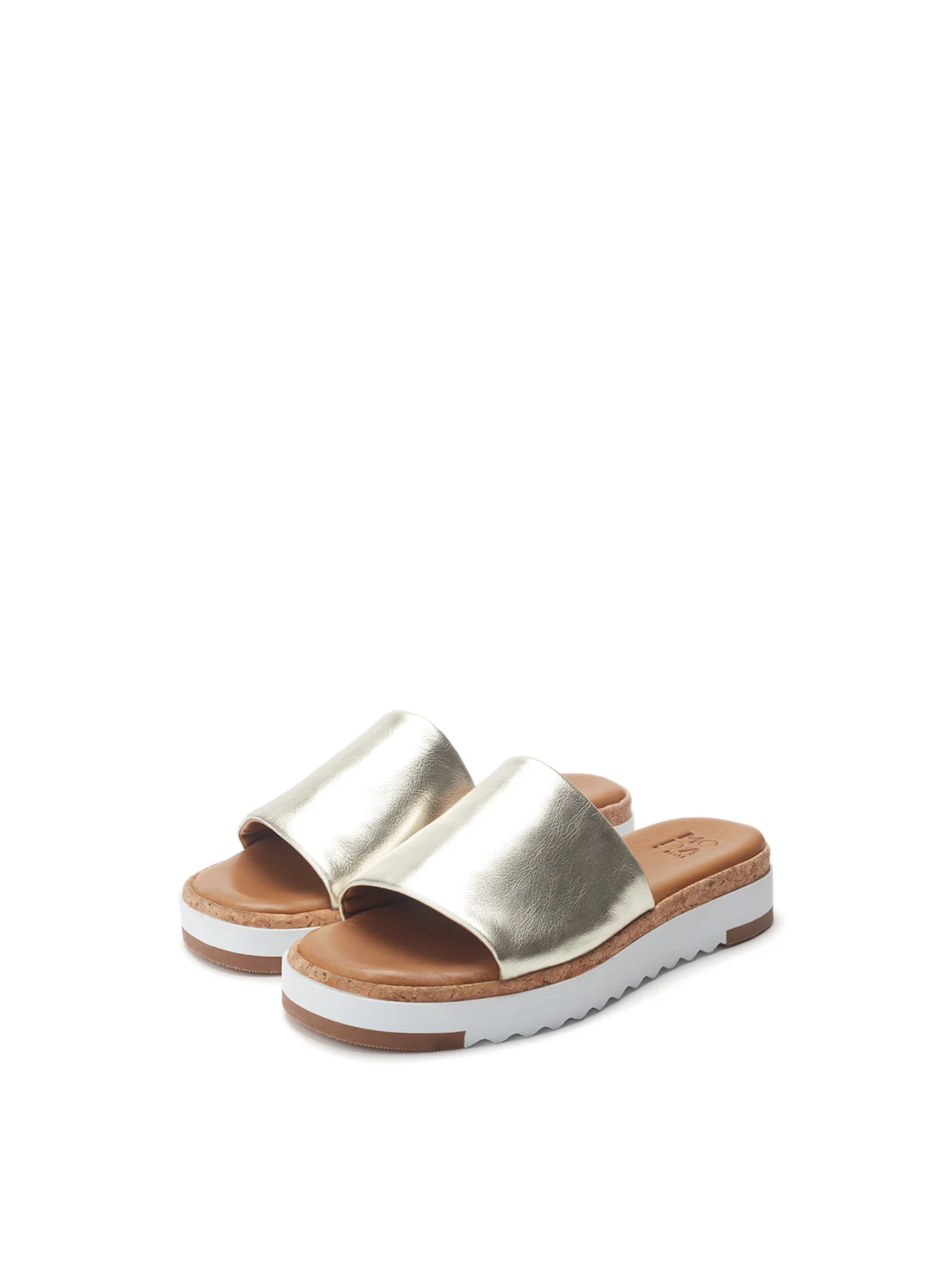 Kanzan Slider Sandals Gold - Image 2