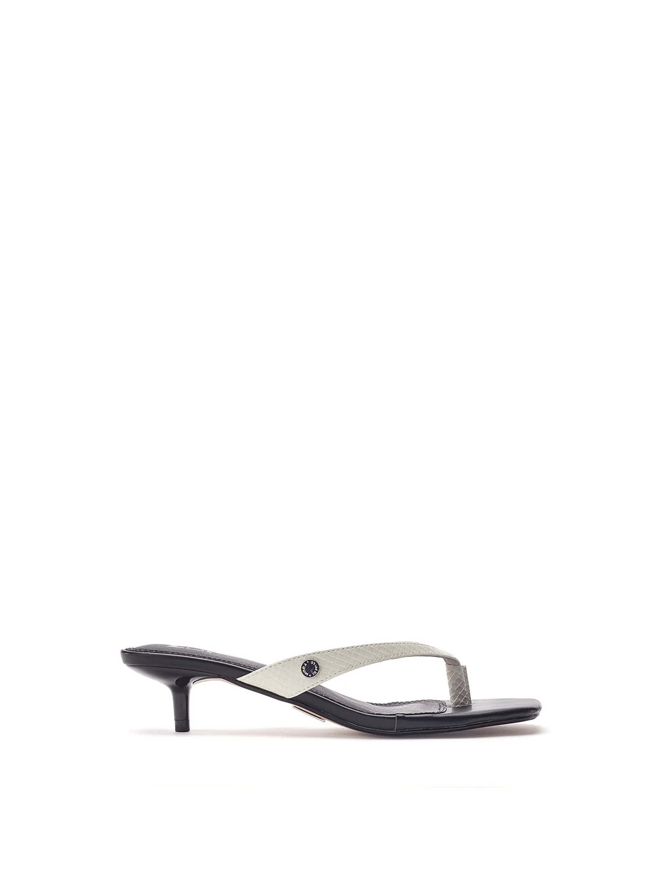 Melodi Kitten Heel Sandals Black