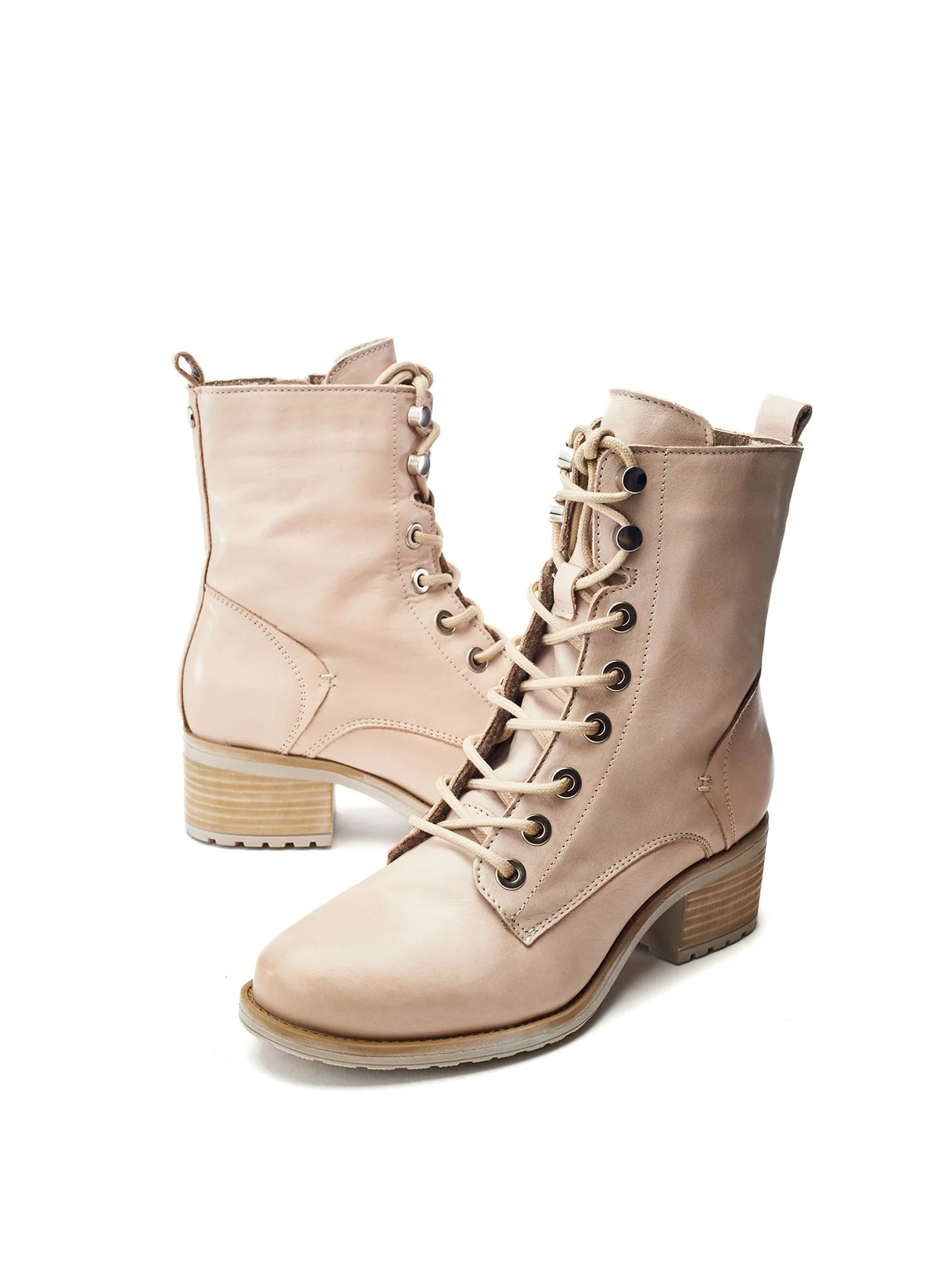Bezzy Leather Ankle Boots Neutral - Image 4