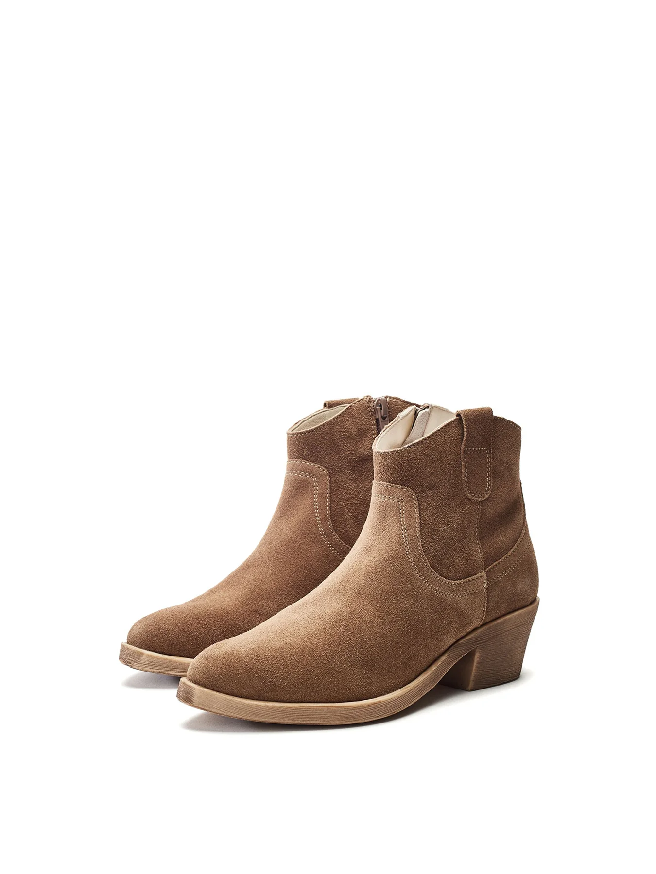 Ovaline Leather Boots Neutral - Image 4