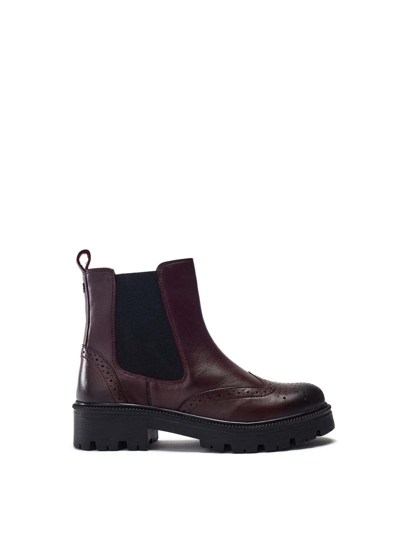 Ordenia Leather Boots Red