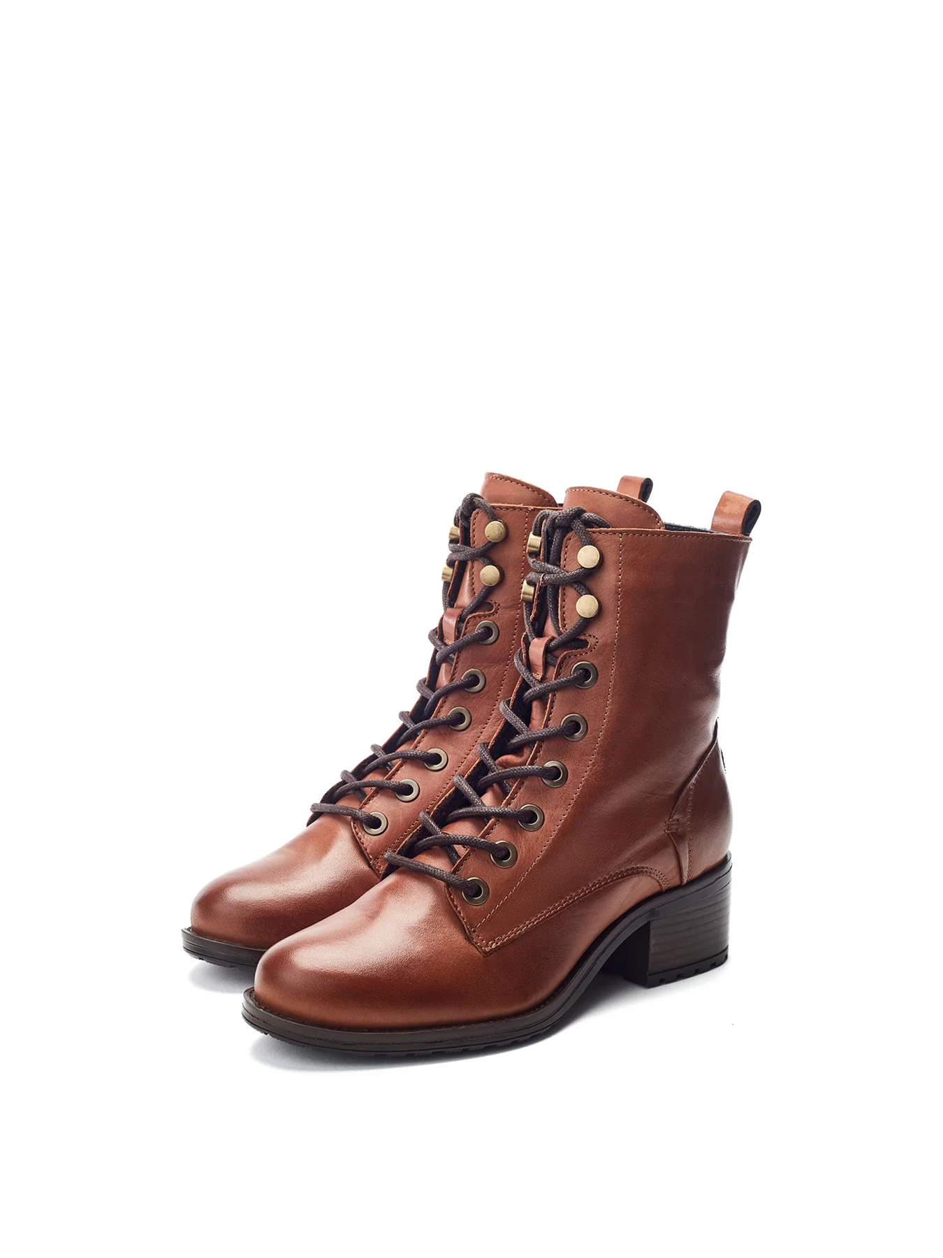 Bezzy W Faux-Fur Trim Boots Tan - Image 2