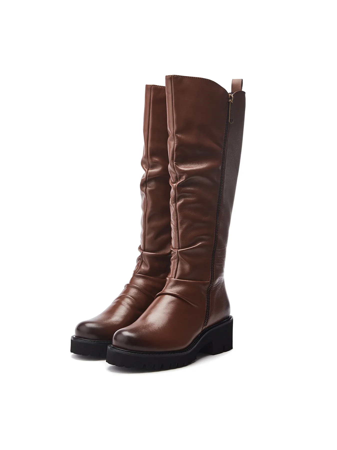 Riez Leather Boots Tan - Image 4