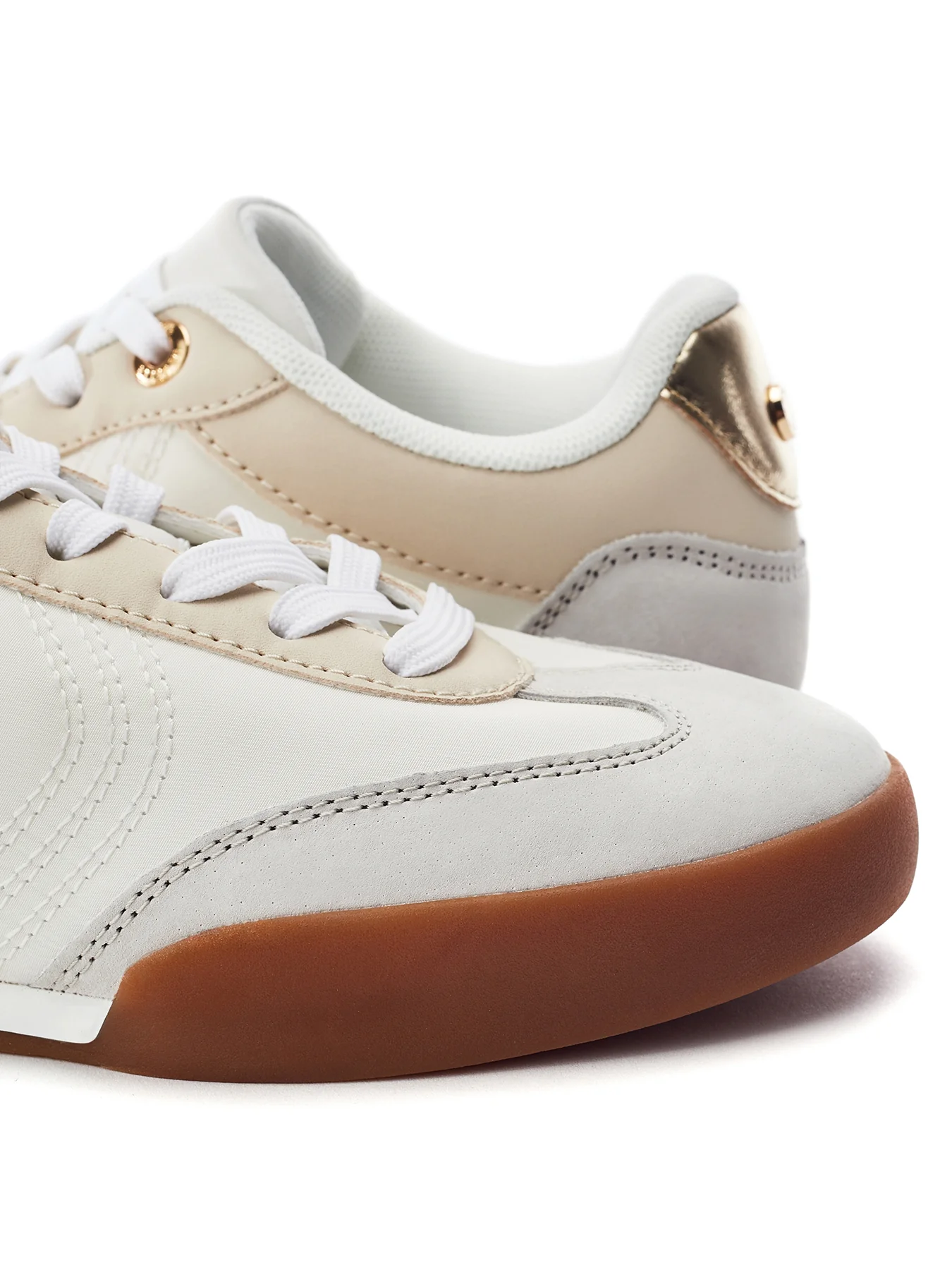 Aromaa Lace-Up Trainers White - Image 3