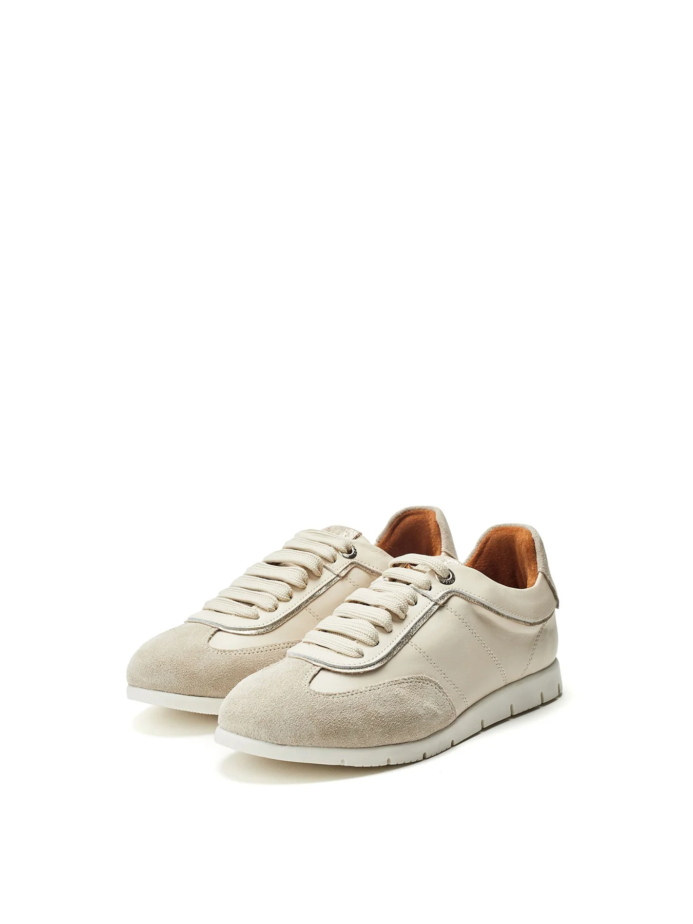 Avrel Leather Trainers White - Image 4