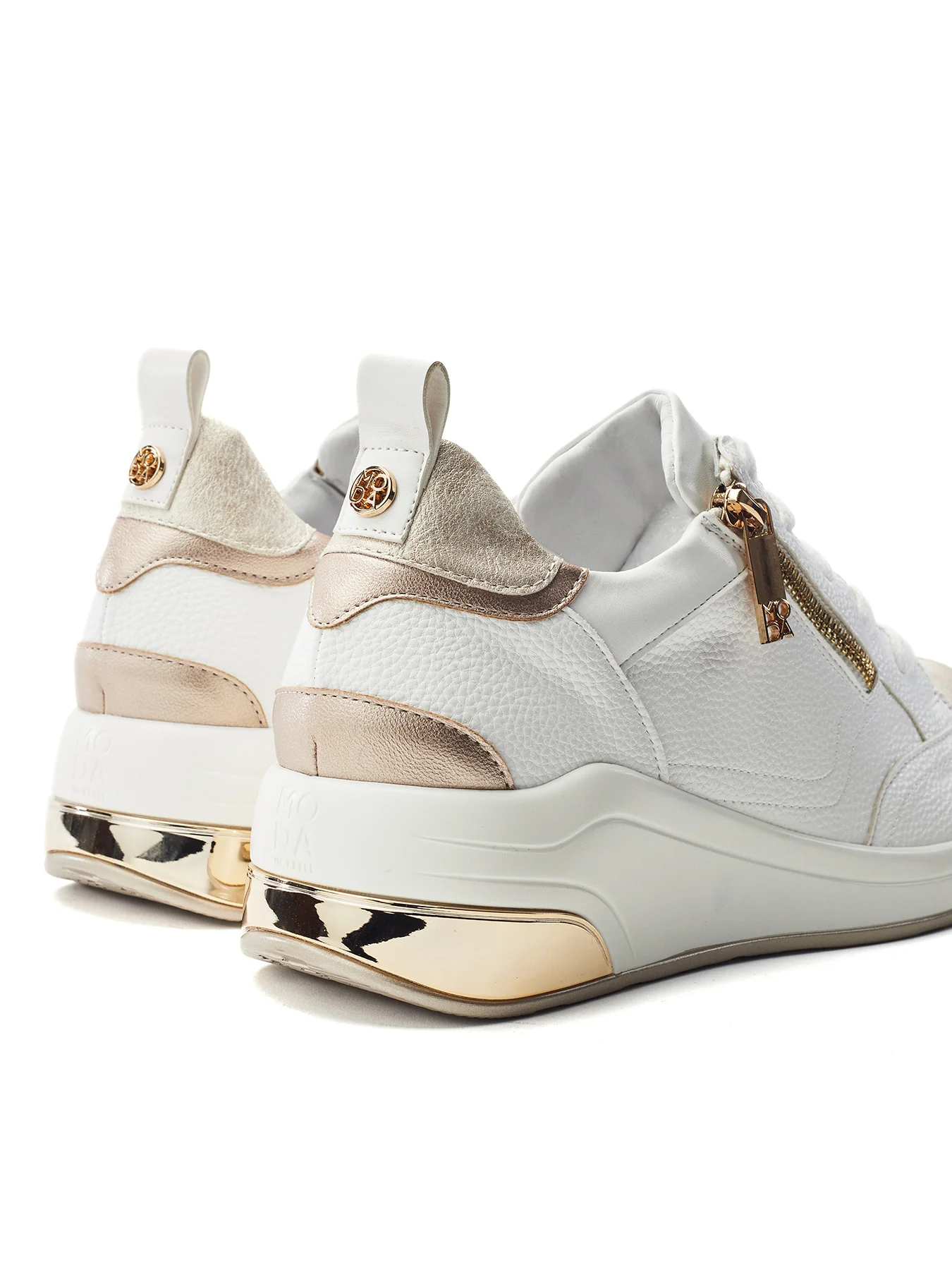 Corali Lace Up Trainers White - Image 3