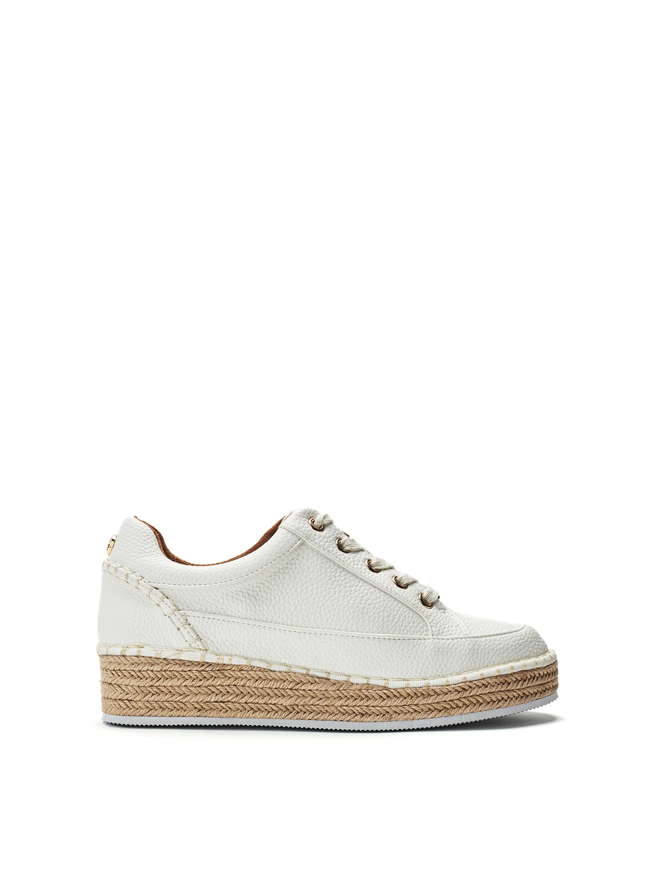 Corie Lace Up Trainers White